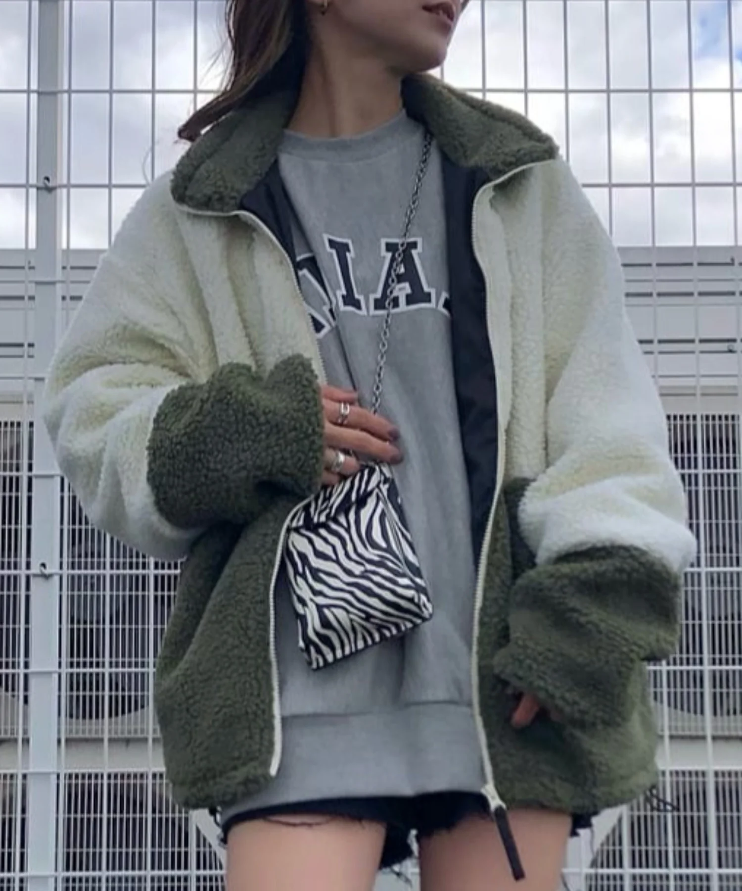 ボアスタンドブルゾン - Image 7