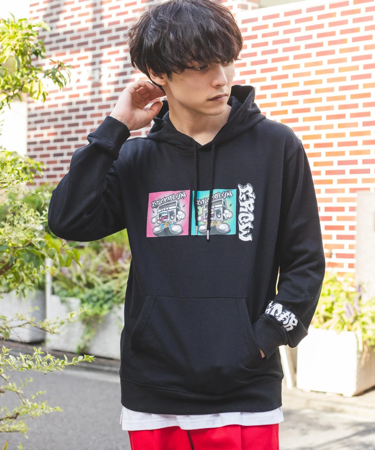 グラフィックプルパーカー1 - Image 13