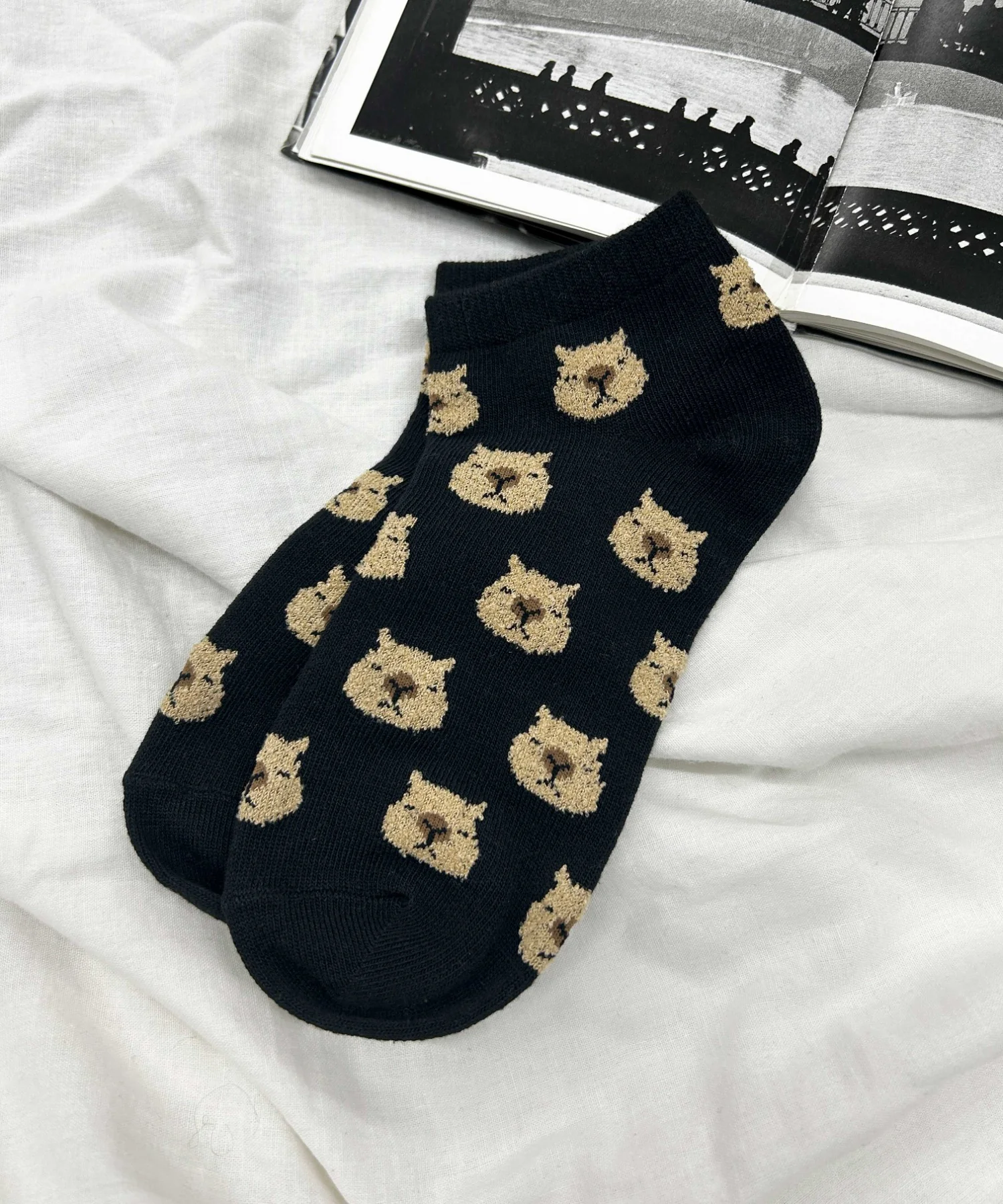 アニマル総柄ショートソックス(23-25cm) - Image 18