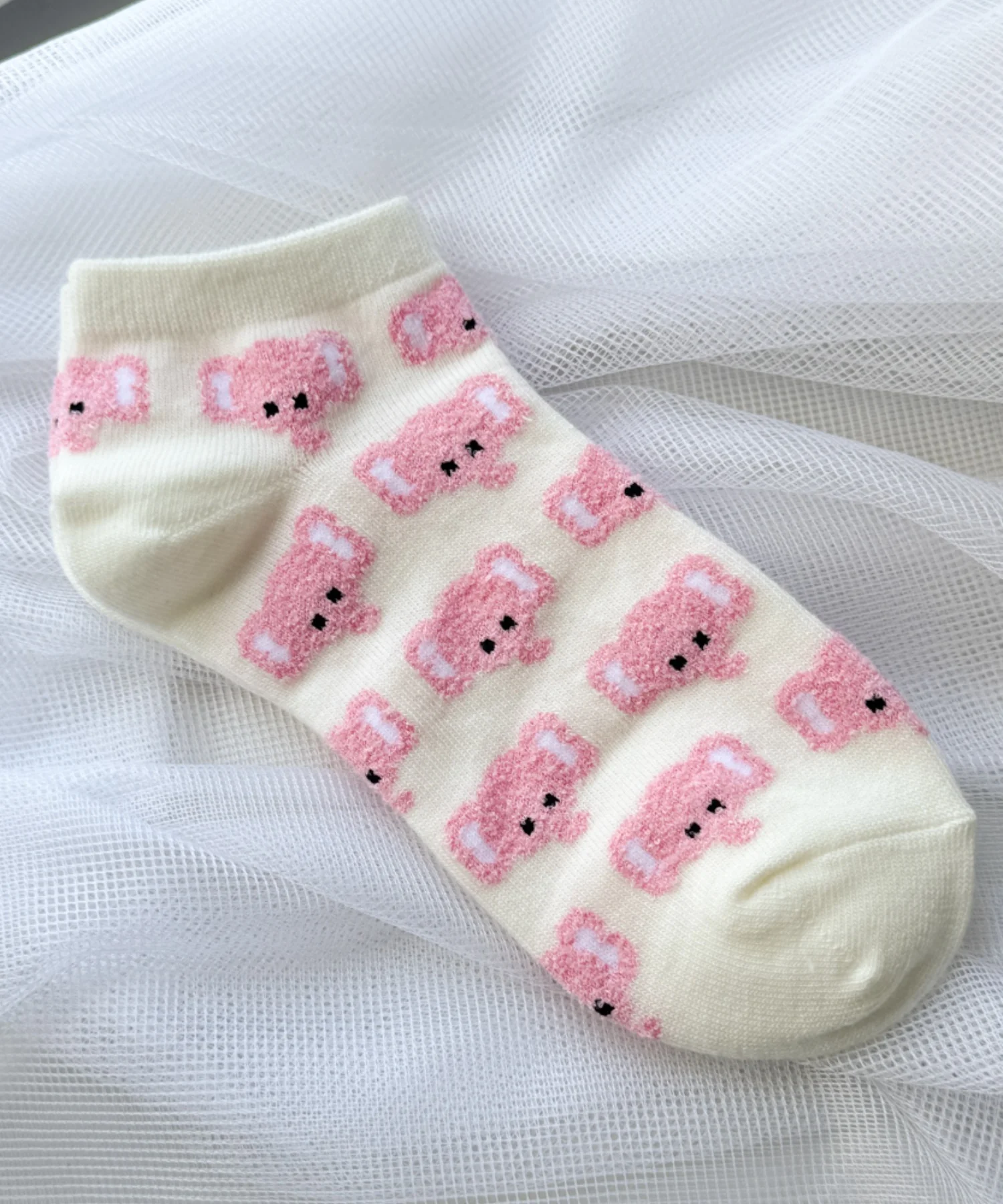 アニマル総柄ショートソックス(23-25cm) - Image 19
