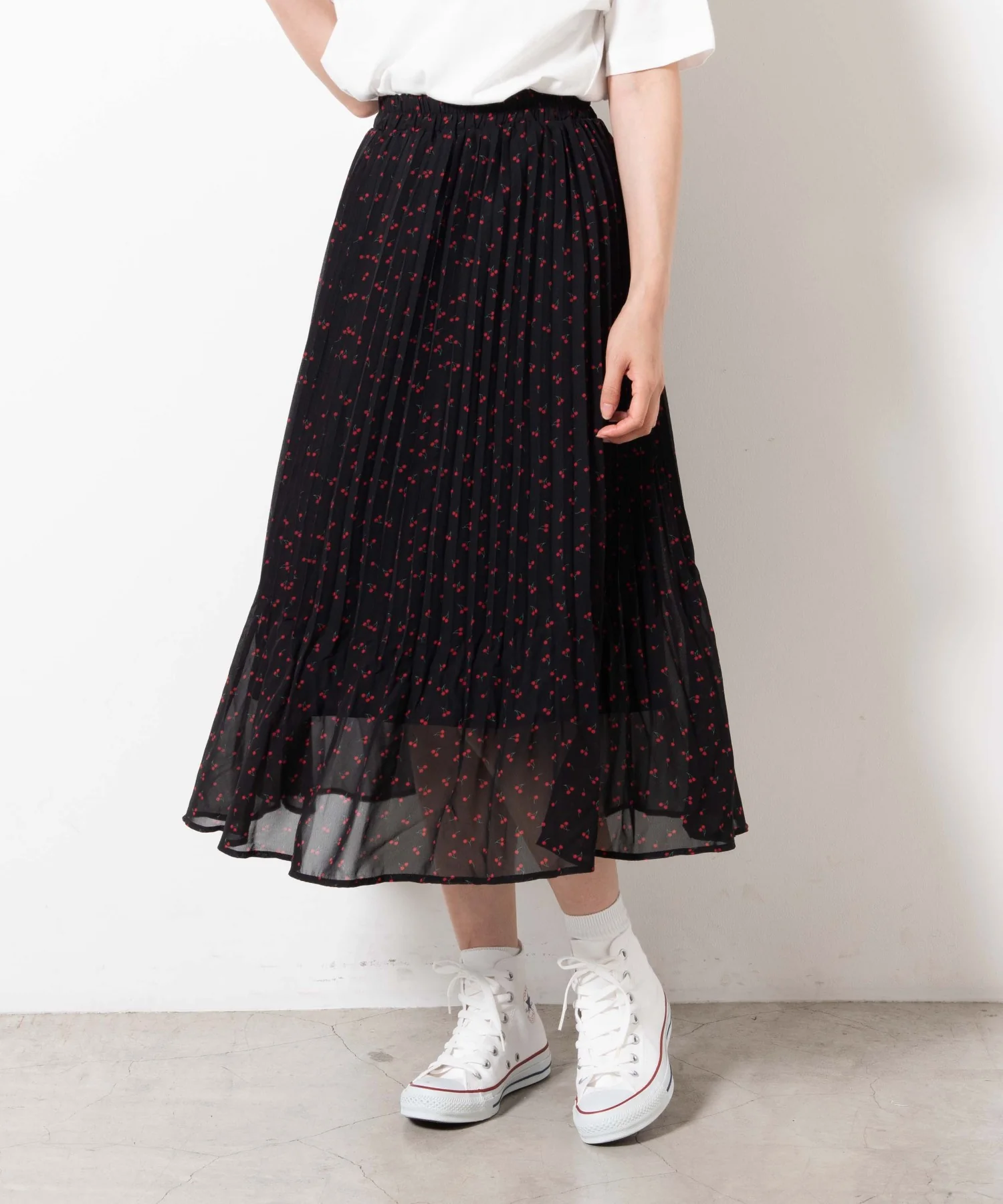プリーツロングスカート - Image 3