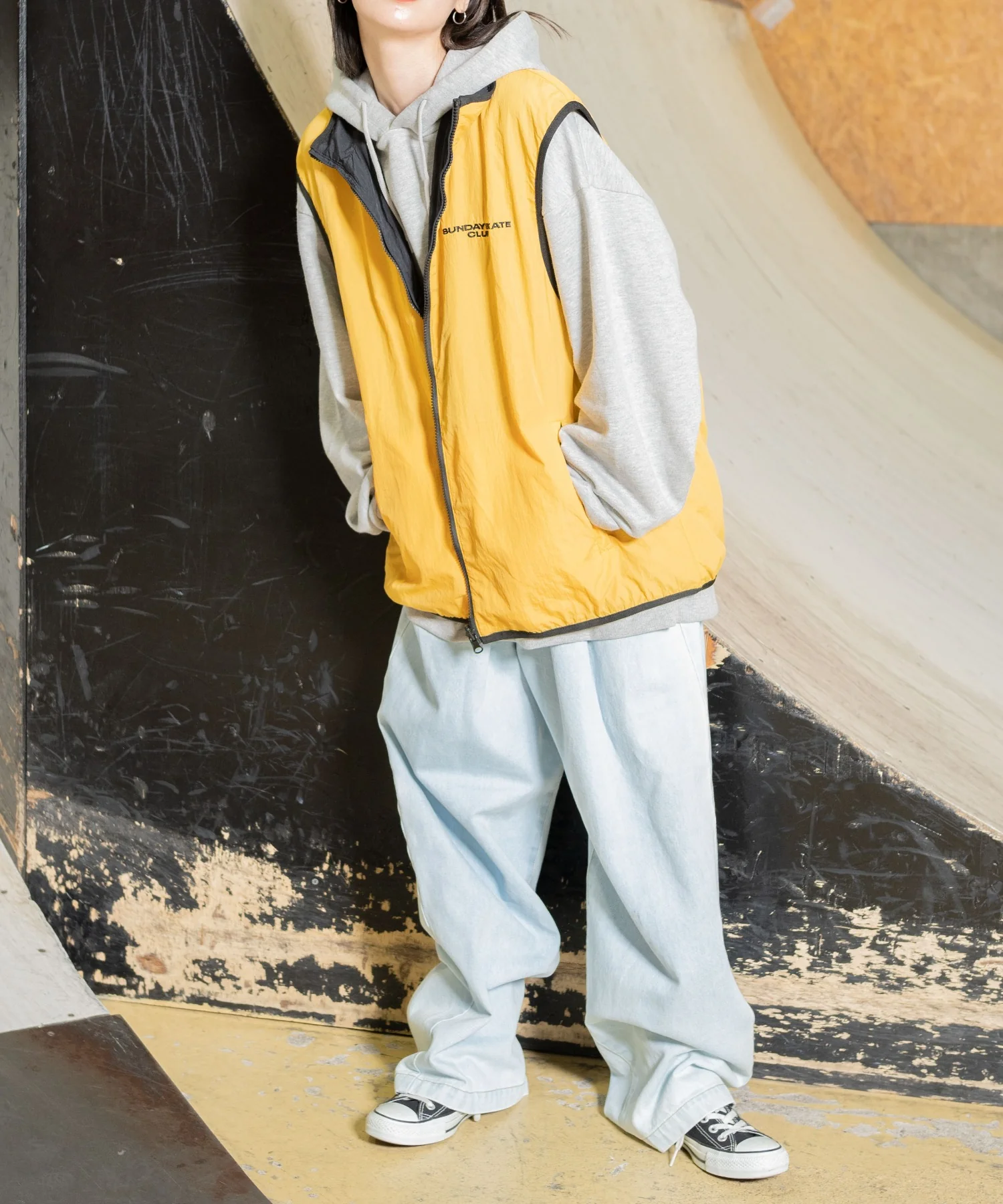 リバーシブルナイロンベスト - Image 18