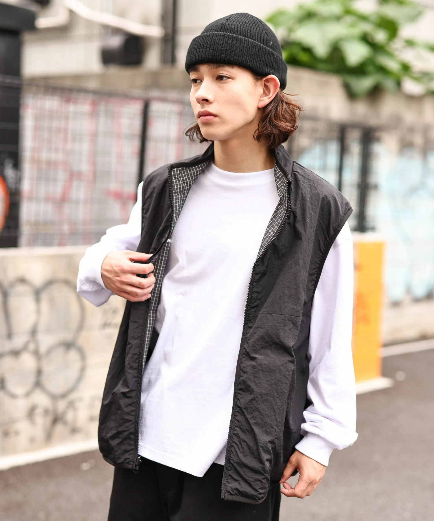 リバーシブルナイロンベスト - Image 23