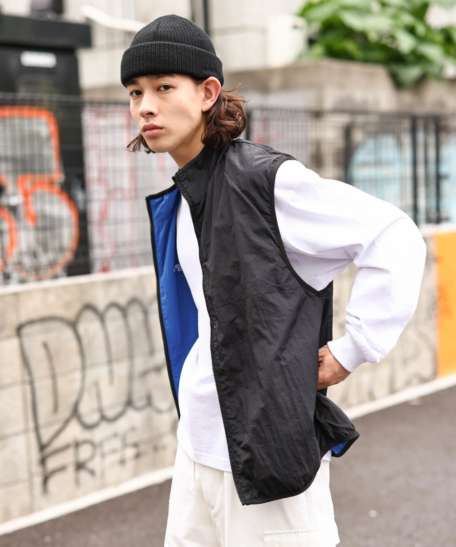 リバーシブルナイロンベスト - Image 9