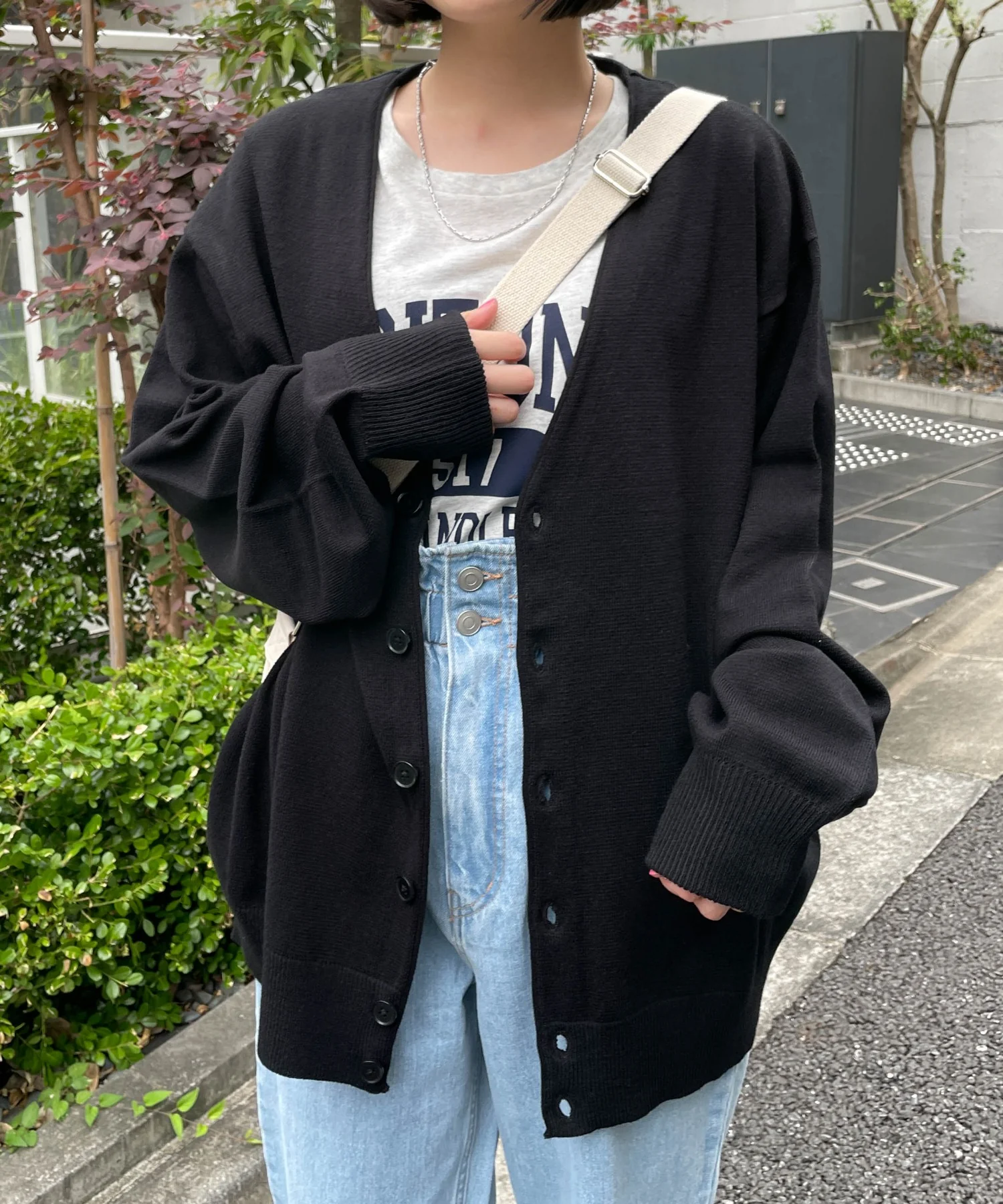 ドロップショルダーカーディガン - Image 11