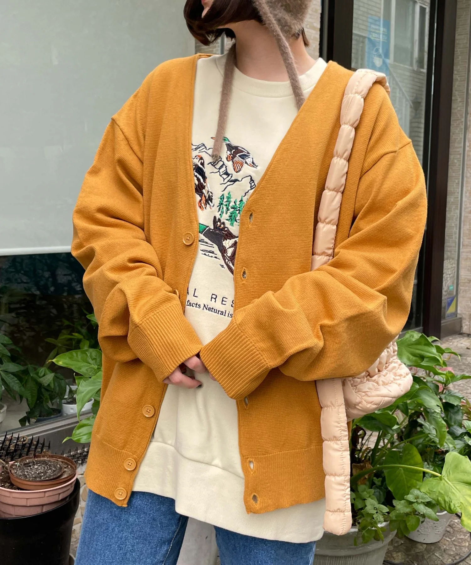 ドロップショルダーカーディガン - Image 32