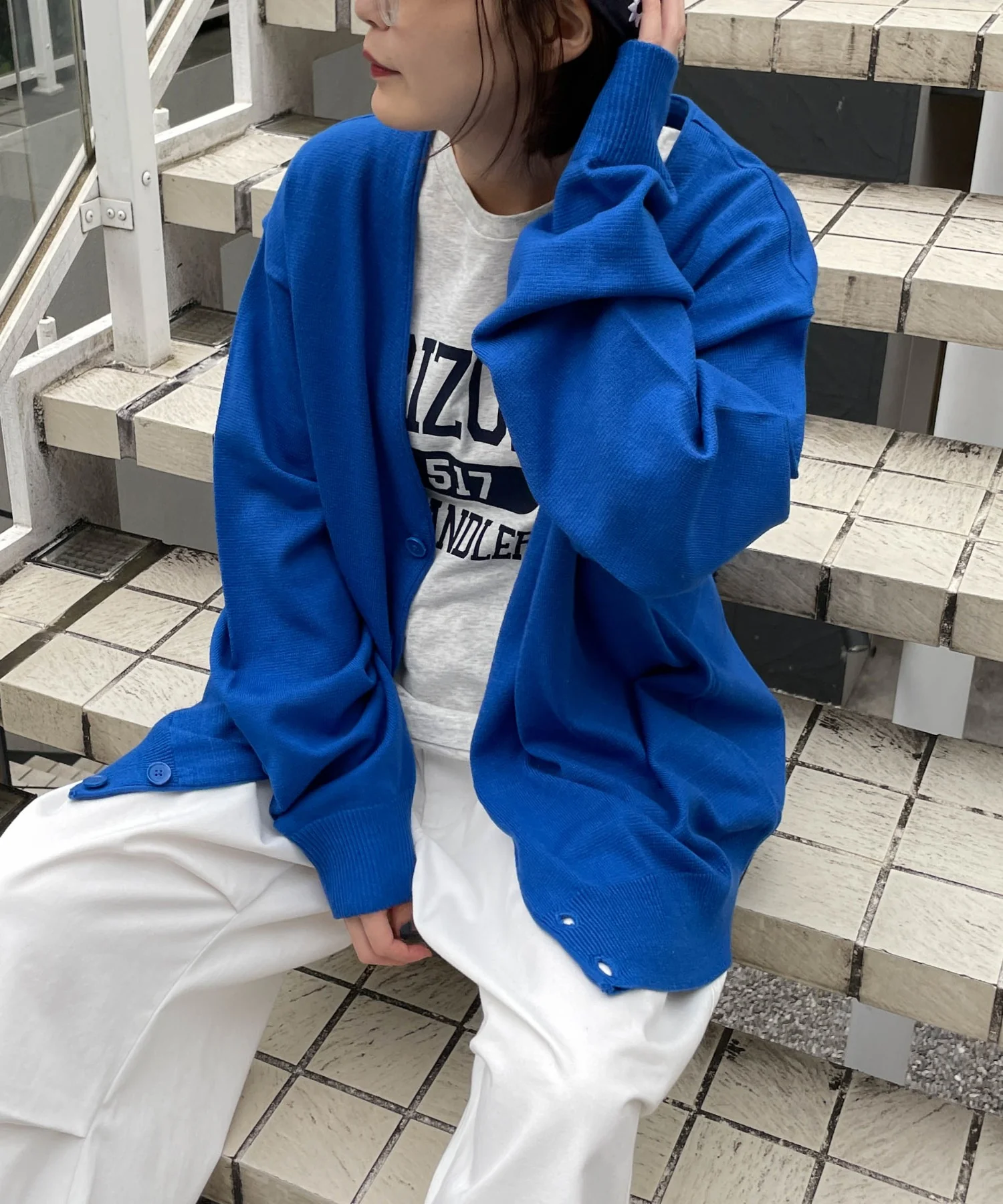 ドロップショルダーカーディガン - Image 6