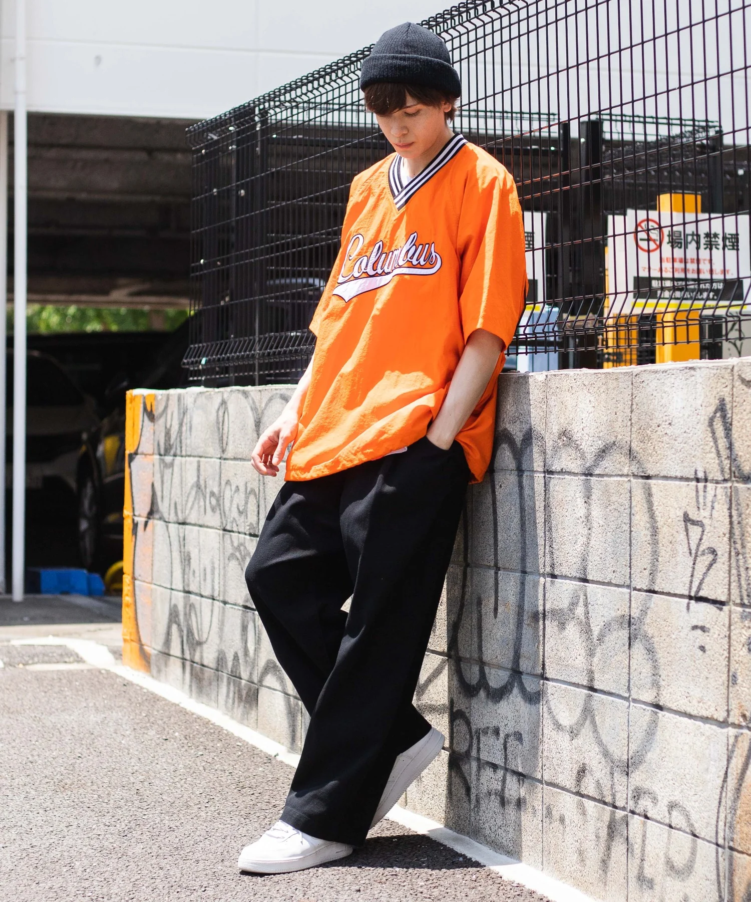 ラインリブナイロンプルオーバー - Image 16