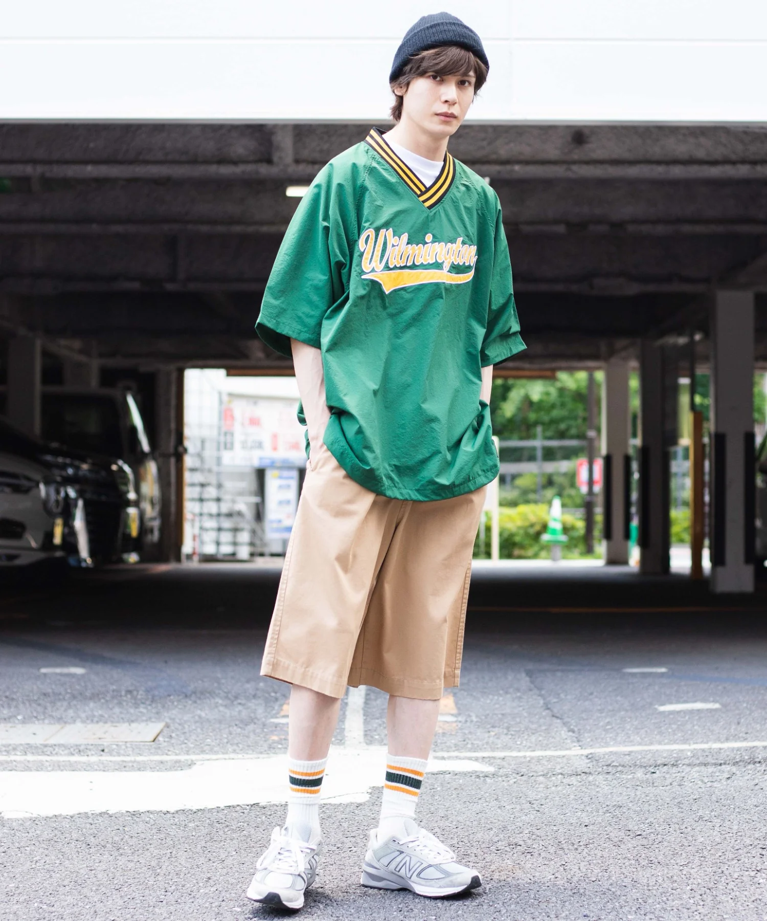 ラインリブナイロンプルオーバー - Image 4
