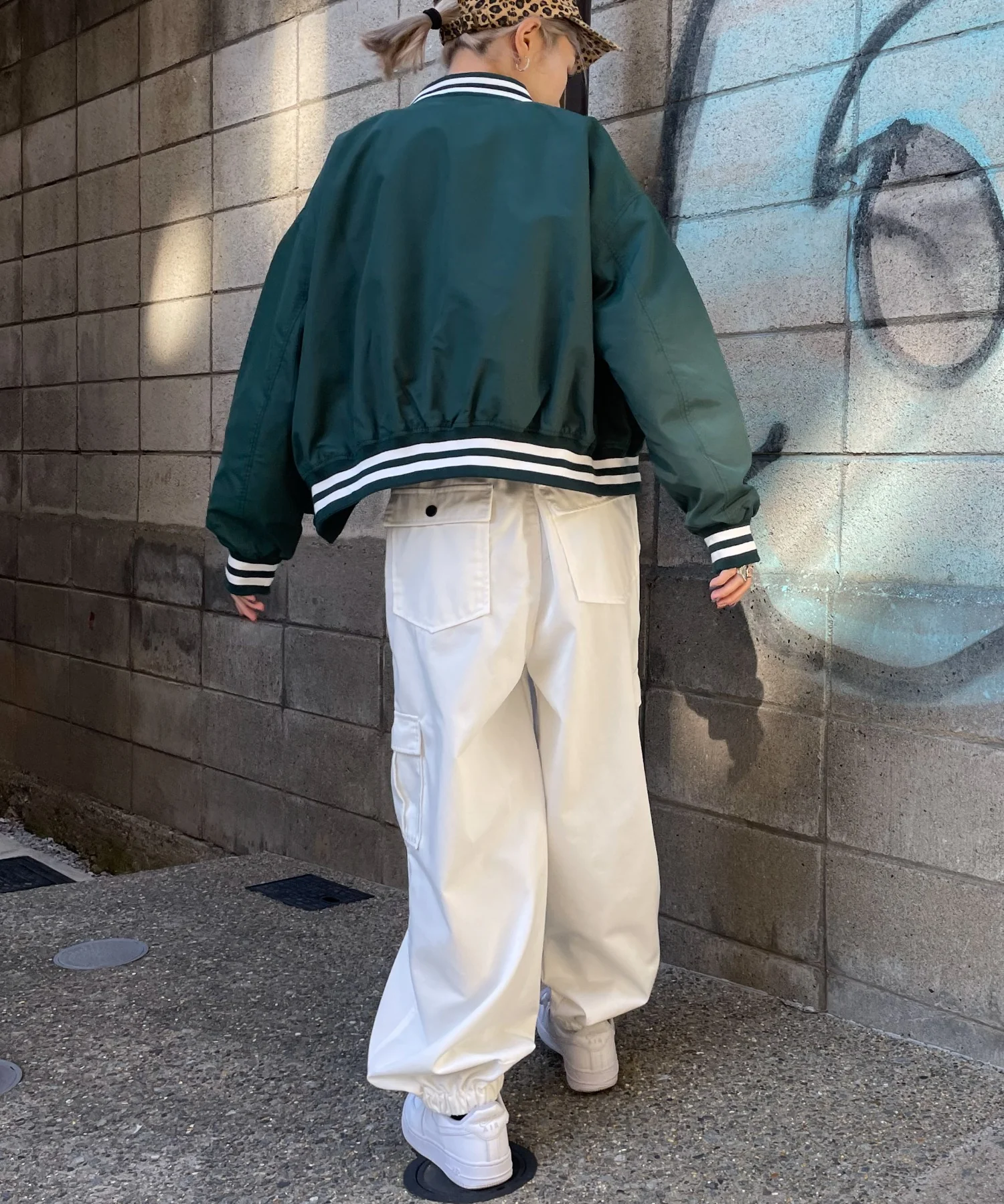 ラインリブショートスタジャン - Image 11