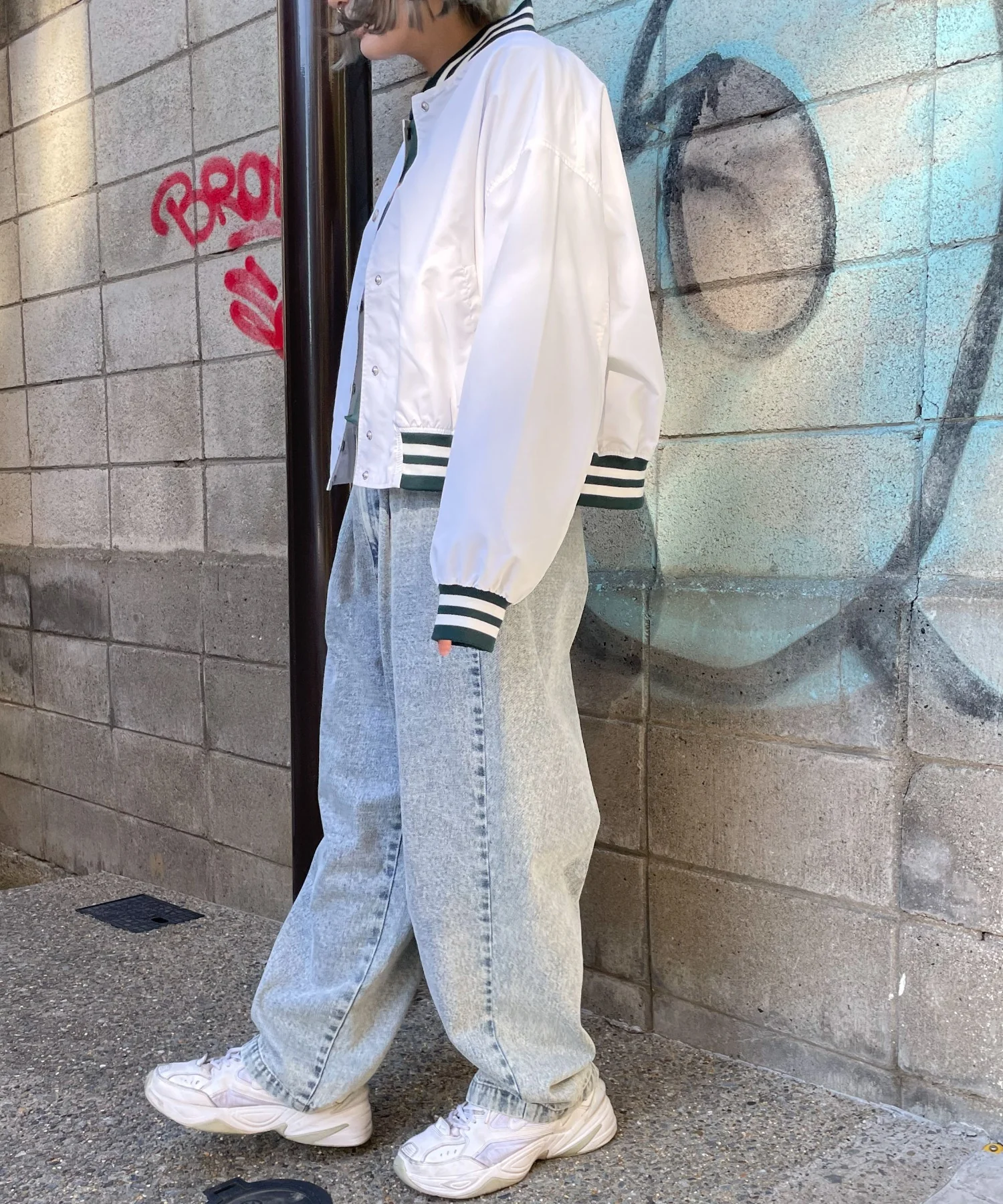 ラインリブショートスタジャン - Image 19