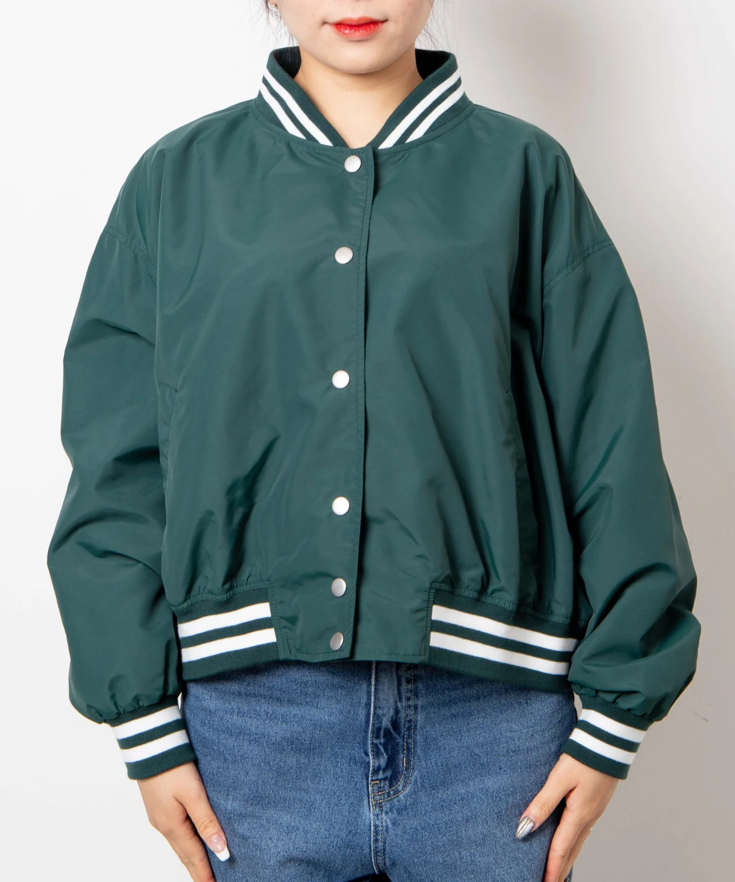 ラインリブショートスタジャン - Image 27