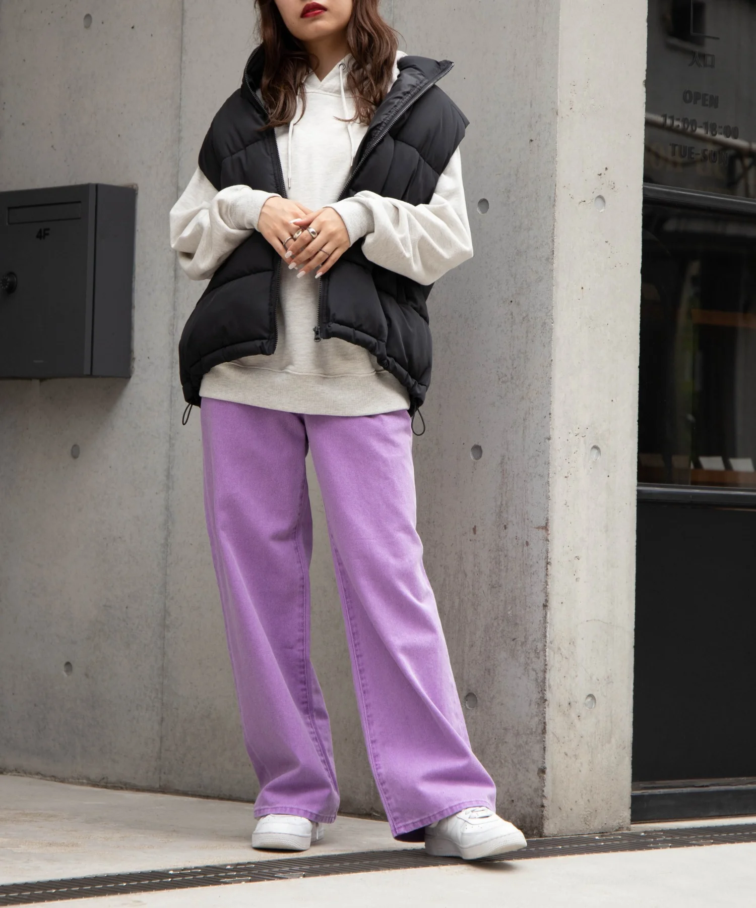 ウエストフィットワイドストレートパンツ - Image 20