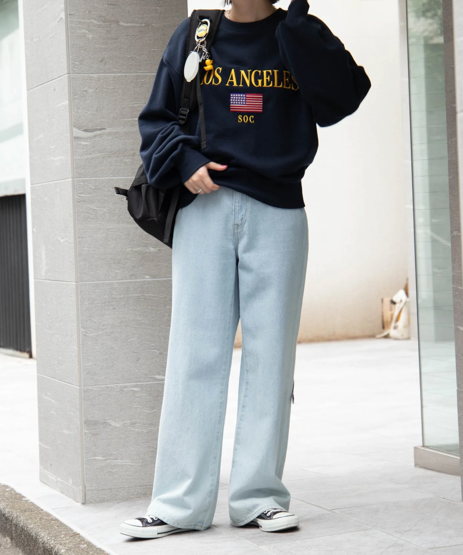 ウエストフィットワイドストレートパンツ - Image 22