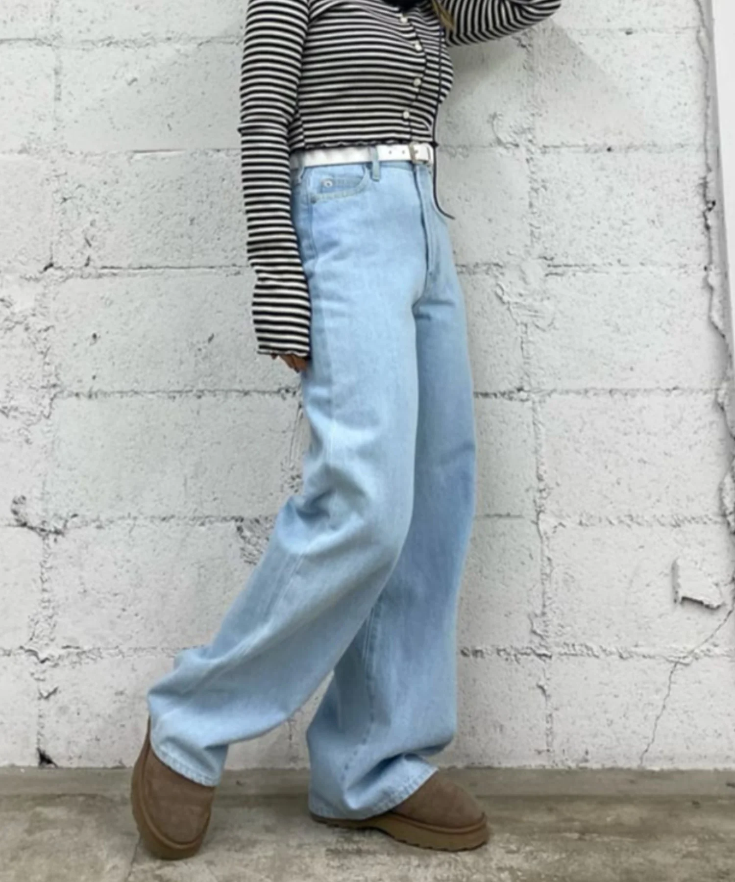 ウエストフィットワイドストレートパンツ - Image 23