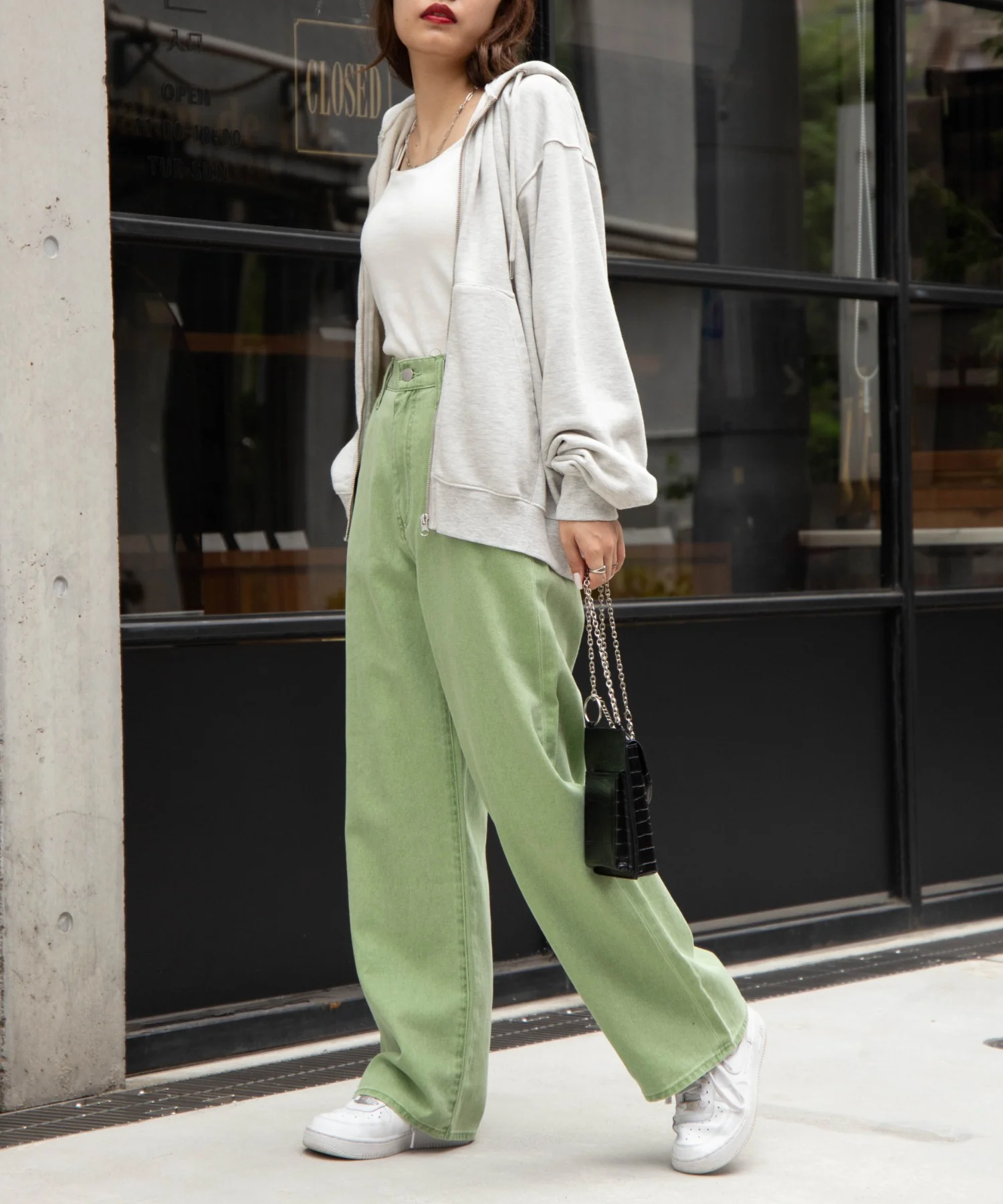 ウエストフィットワイドストレートパンツ - Image 29