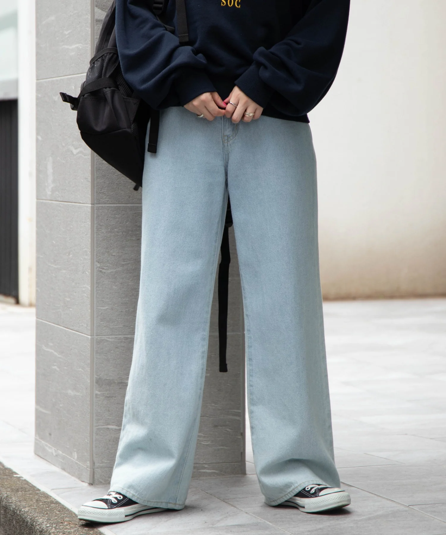 ウエストフィットワイドストレートパンツ - Image 5