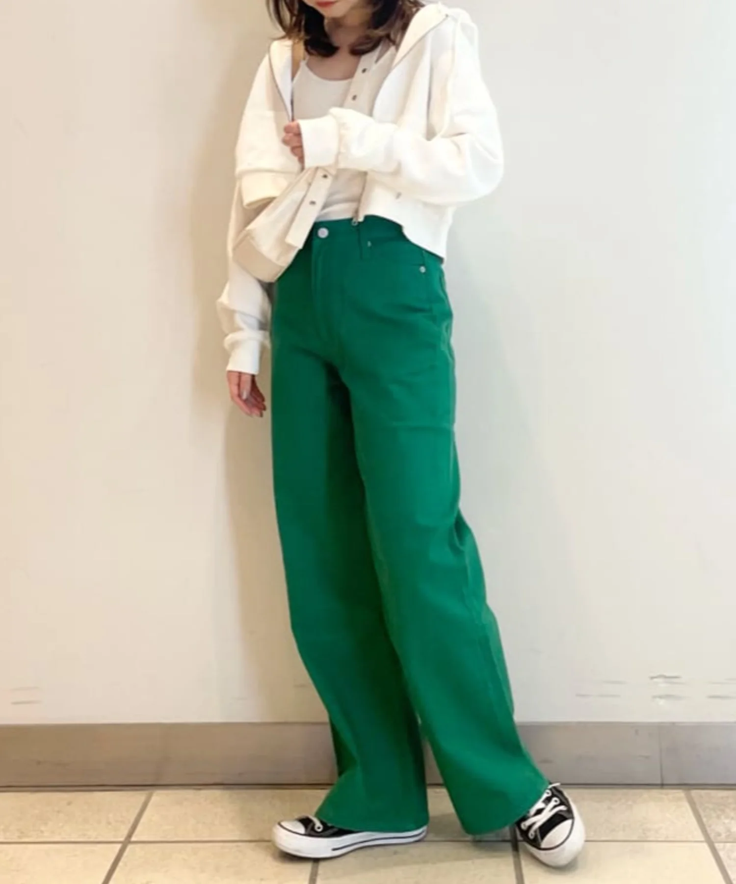 ウエストフィットワイドストレートパンツ - Image 9