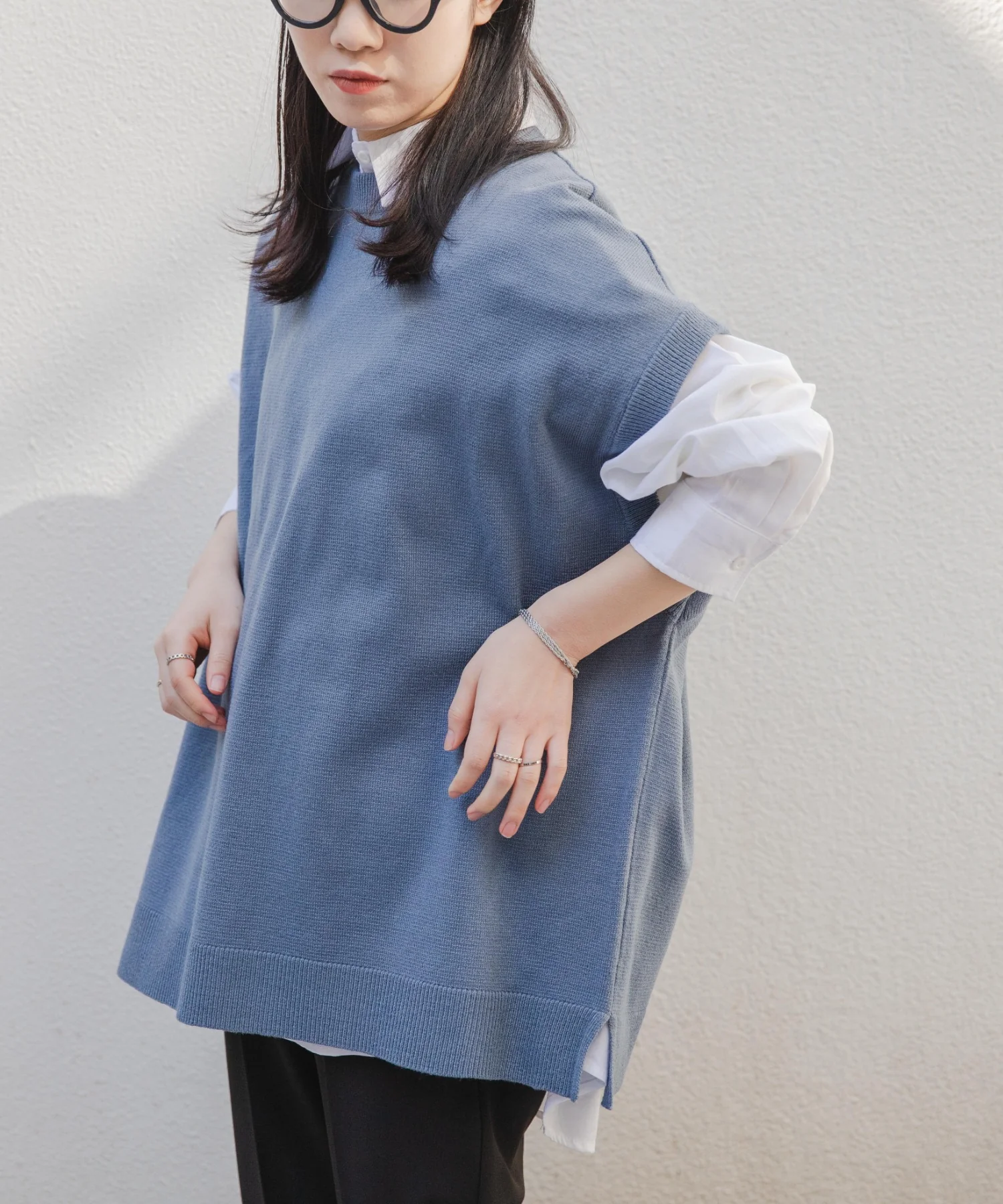 カラールーズニットベスト - Image 10