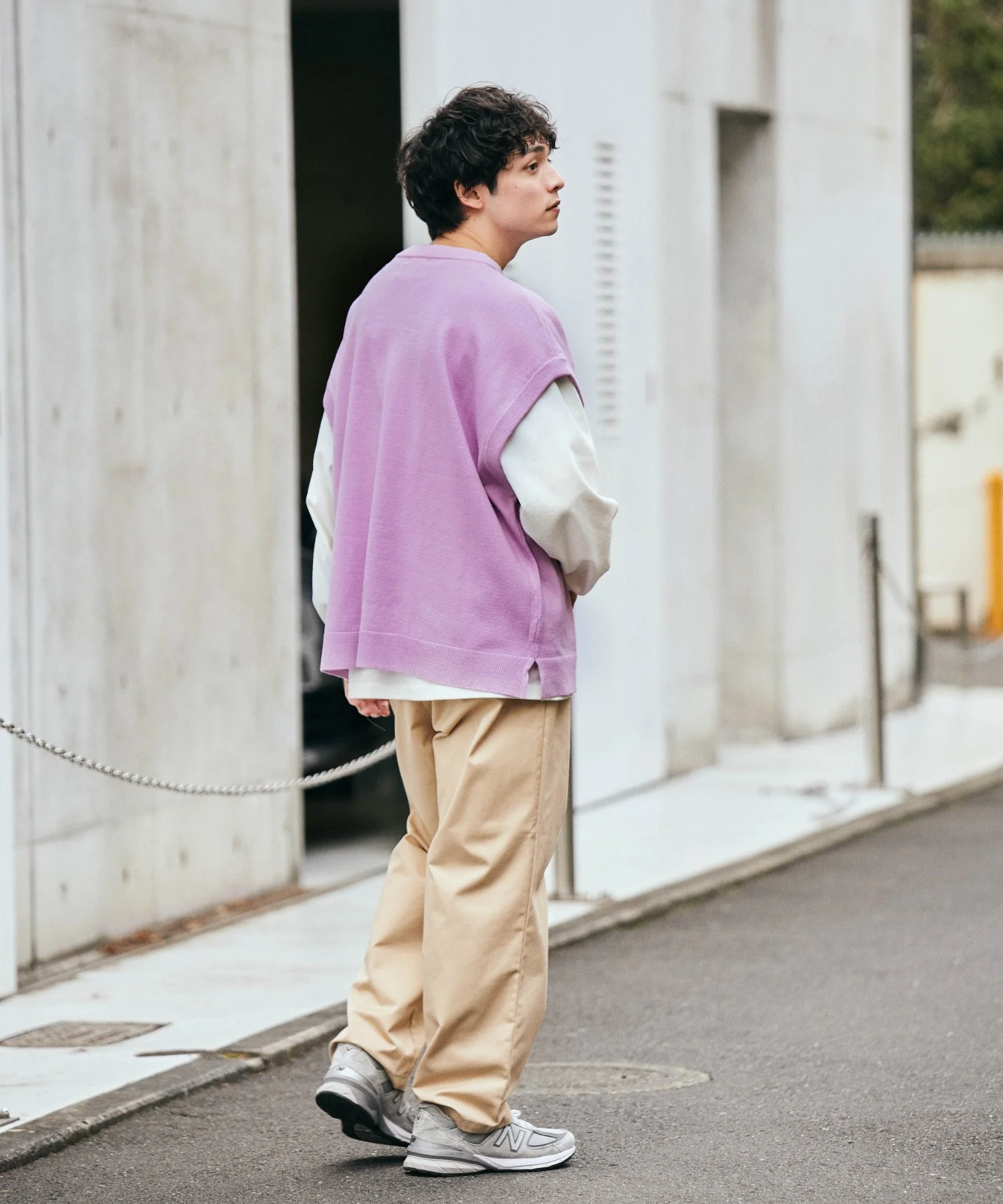 カラールーズニットベスト - Image 33