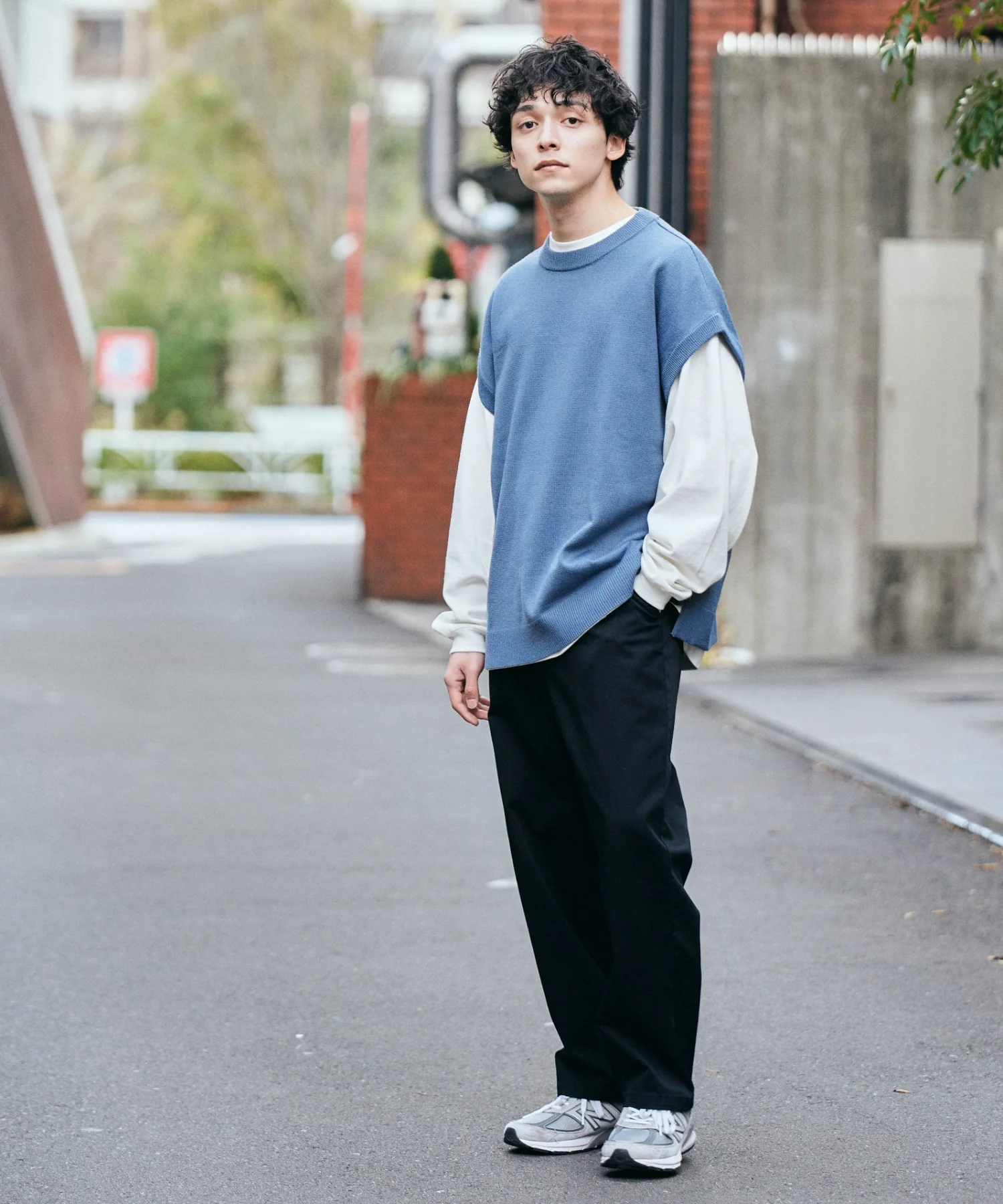 カラールーズニットベスト - Image 8