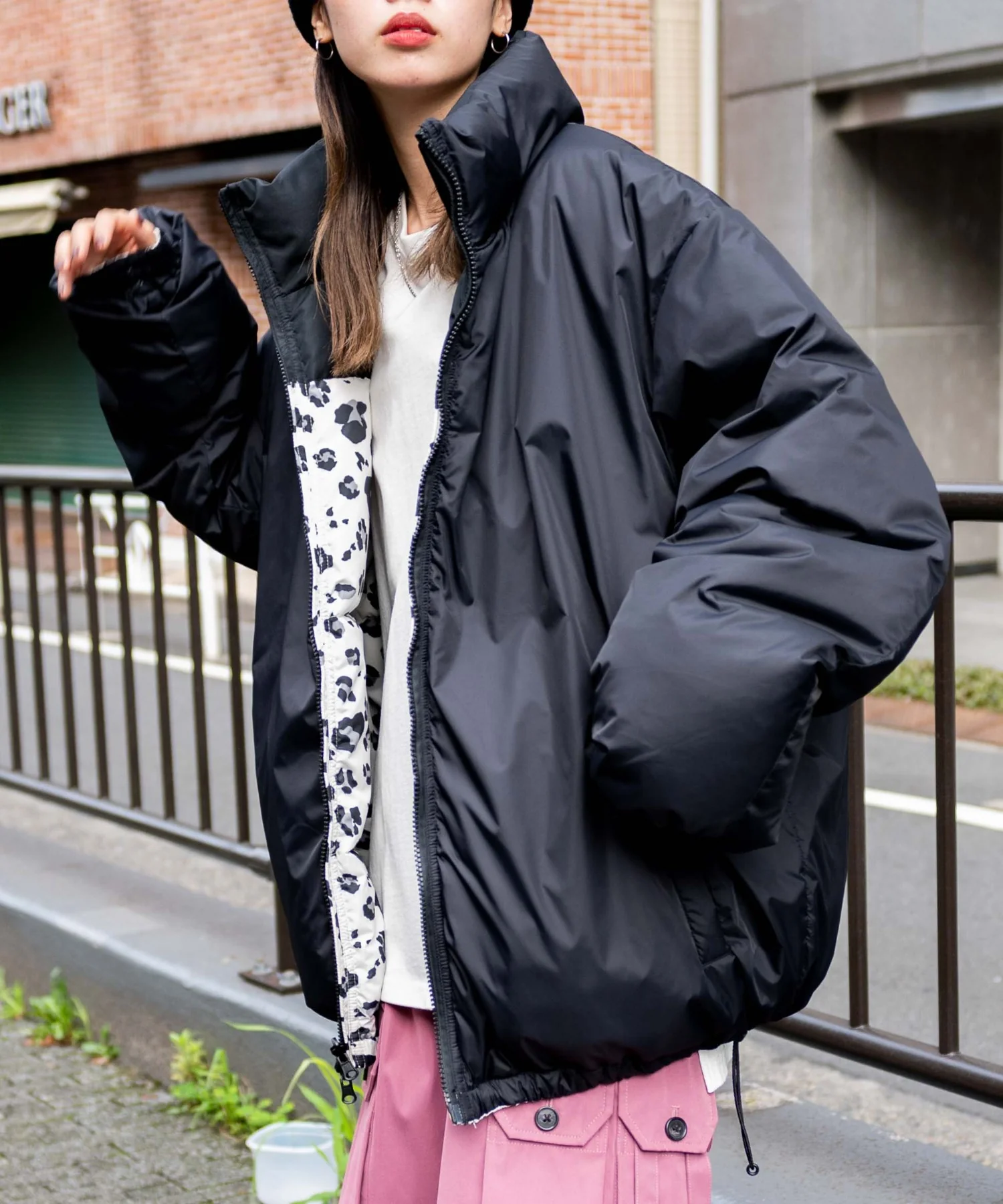 リバーシブルパデッドブルゾン - Image 12