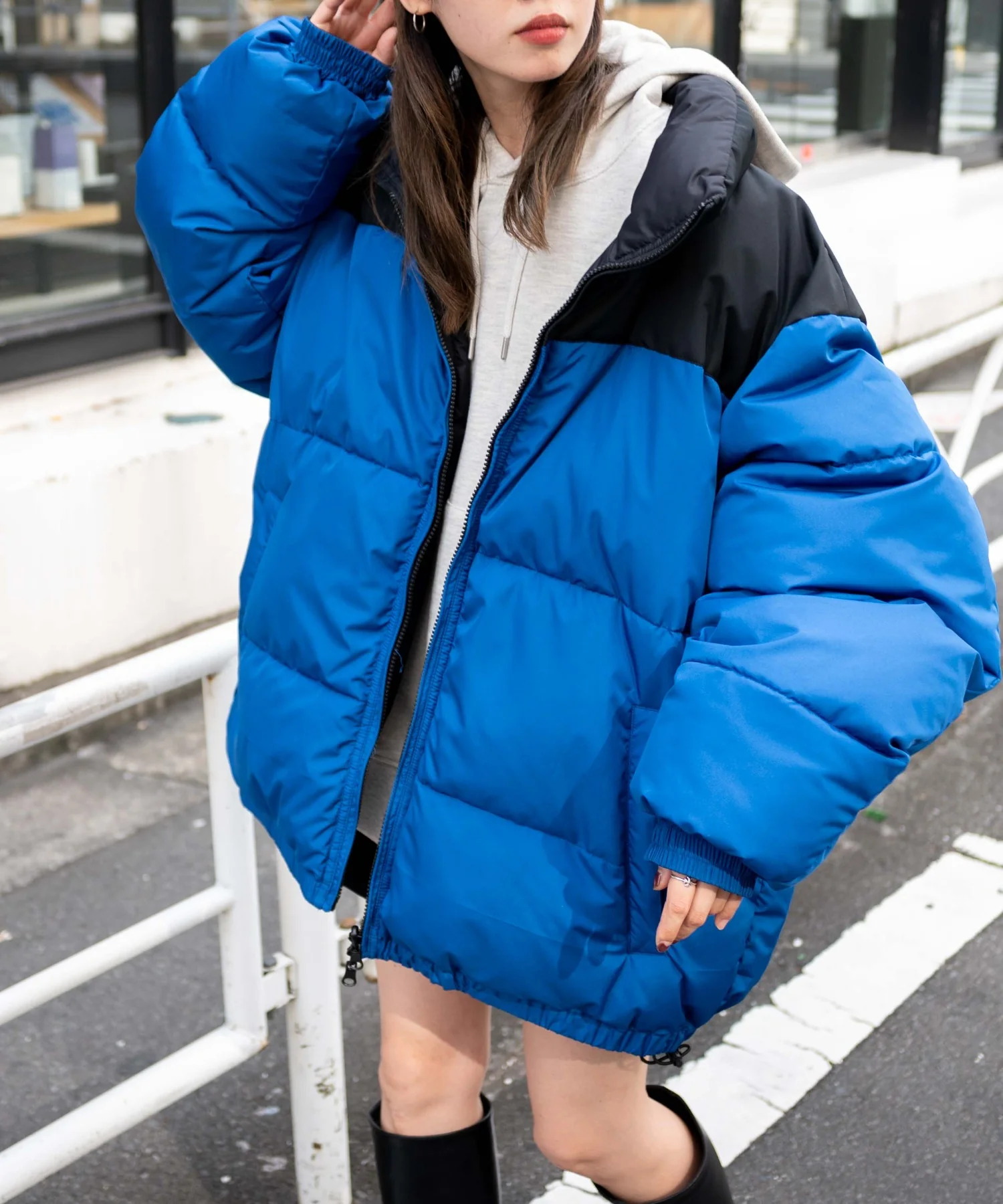 リバーシブルパデッドブルゾン - Image 17