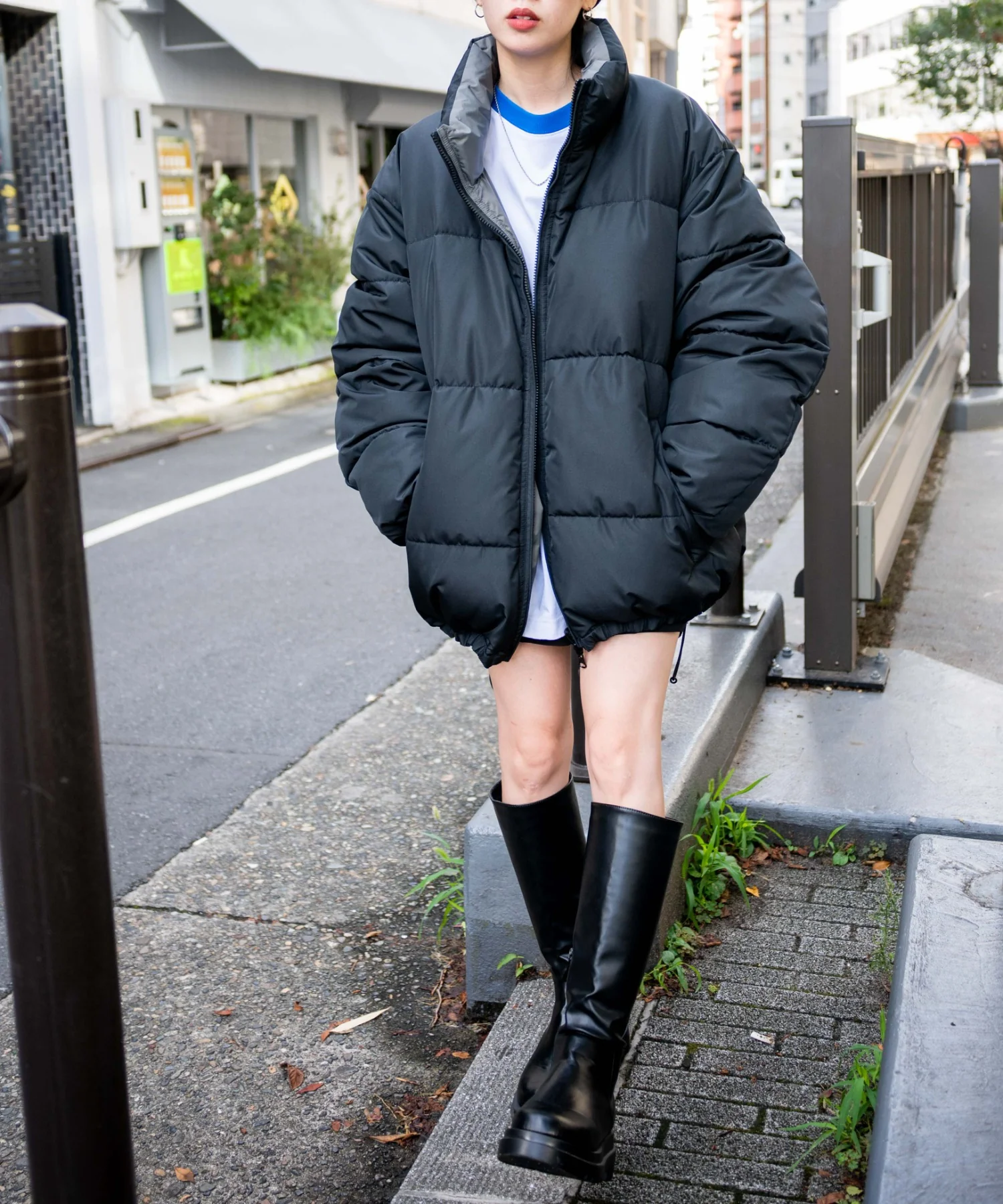 リバーシブルパデッドブルゾン - Image 24