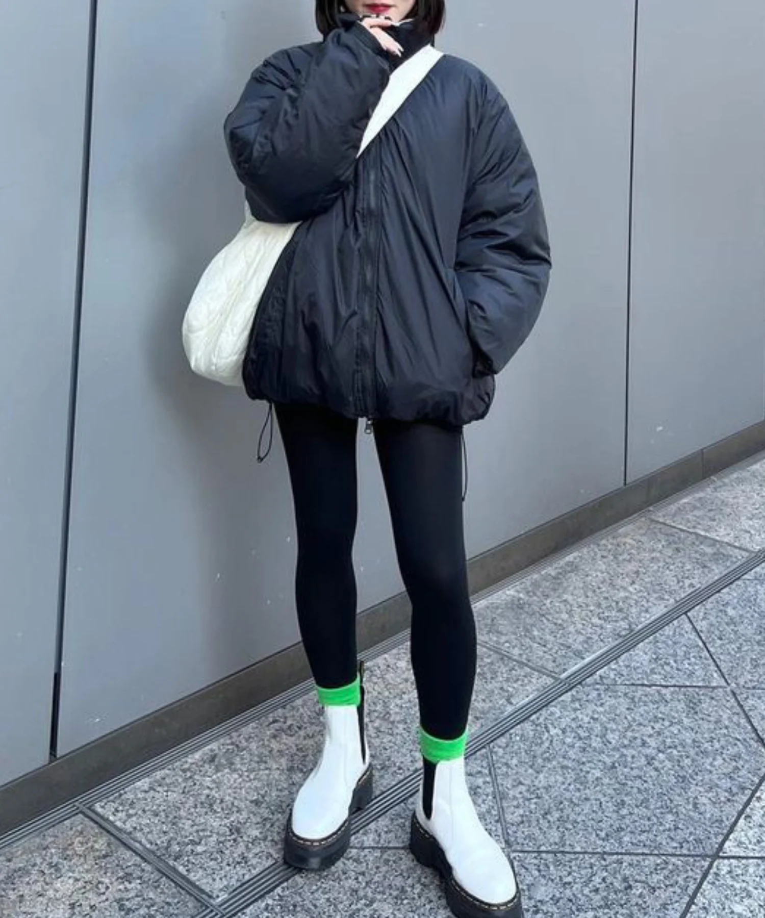 リバーシブルパデッドブルゾン - Image 32
