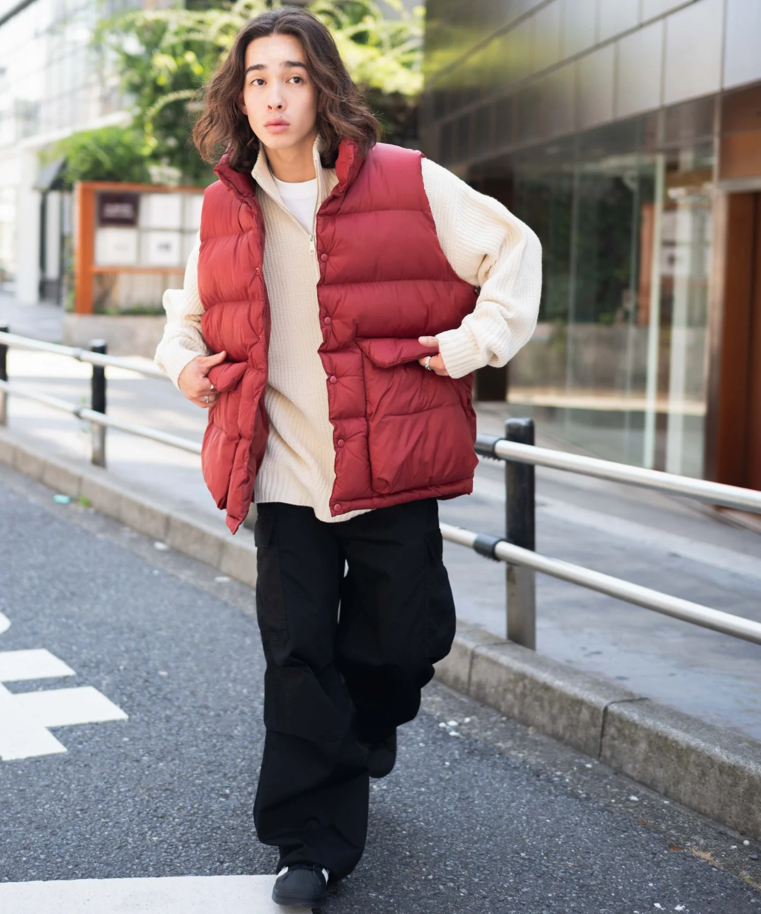 カラーナイロンパテッドベスト - Image 15