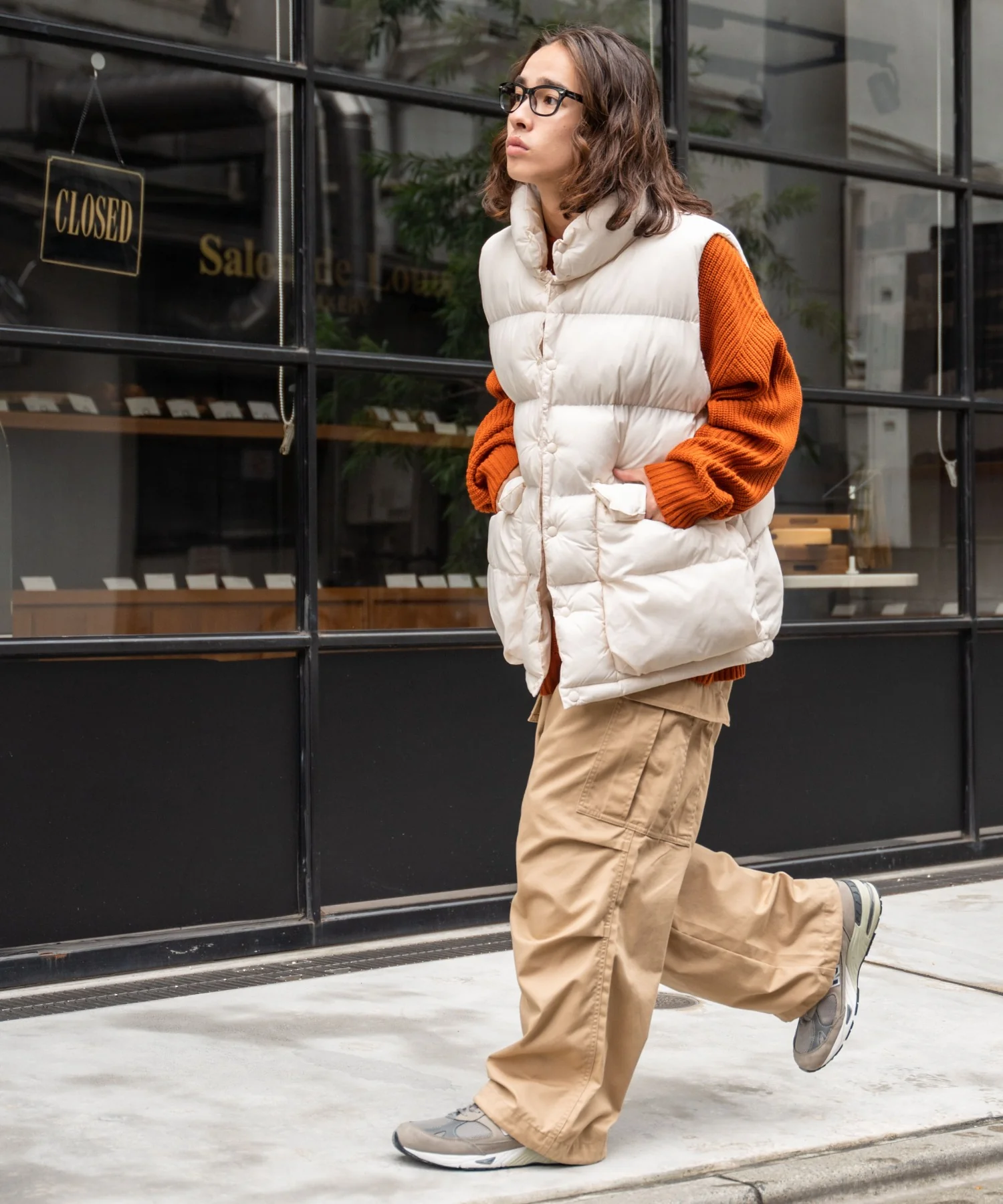 カラーナイロンパテッドベスト - Image 27