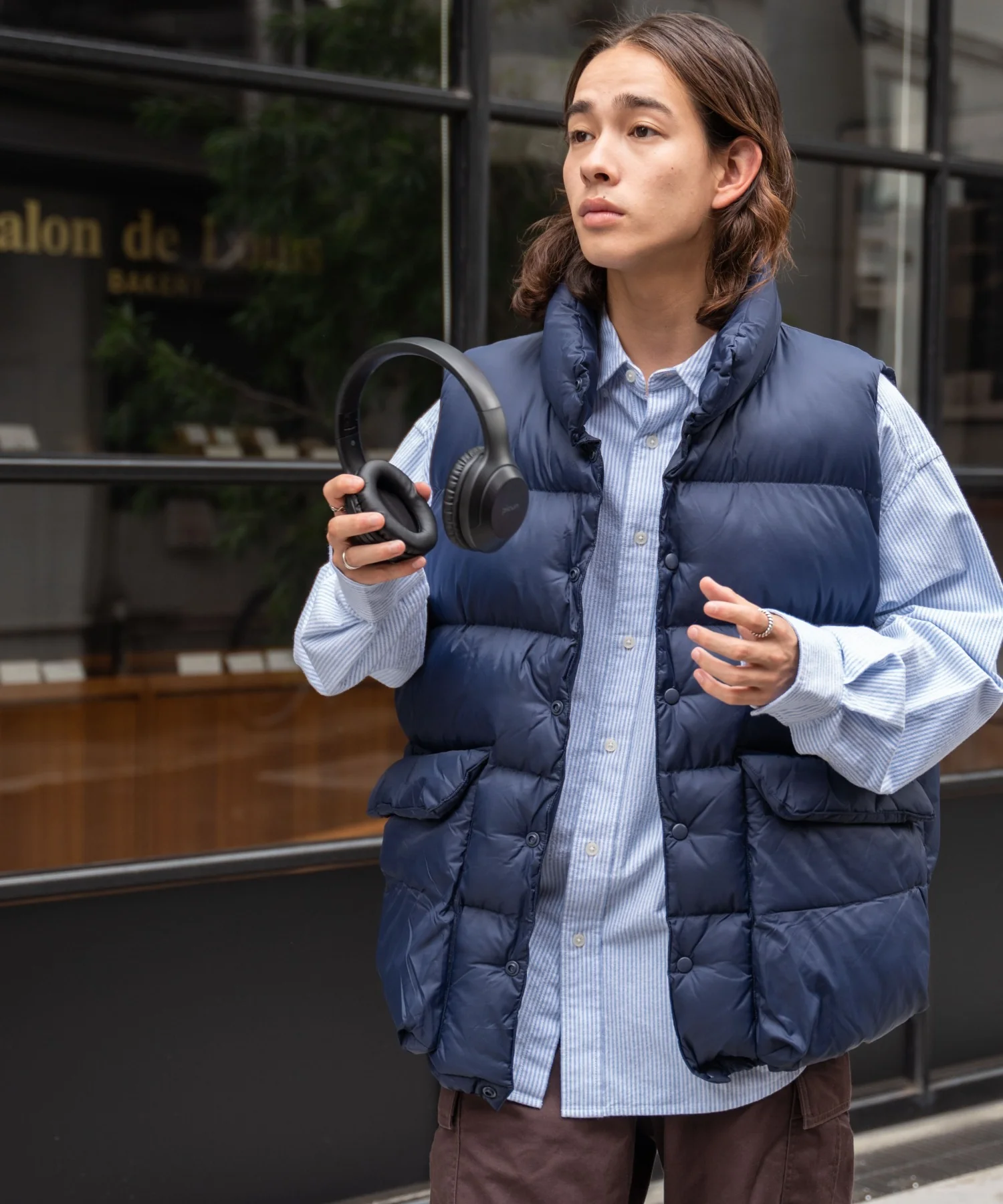 カラーナイロンパテッドベスト - Image 34