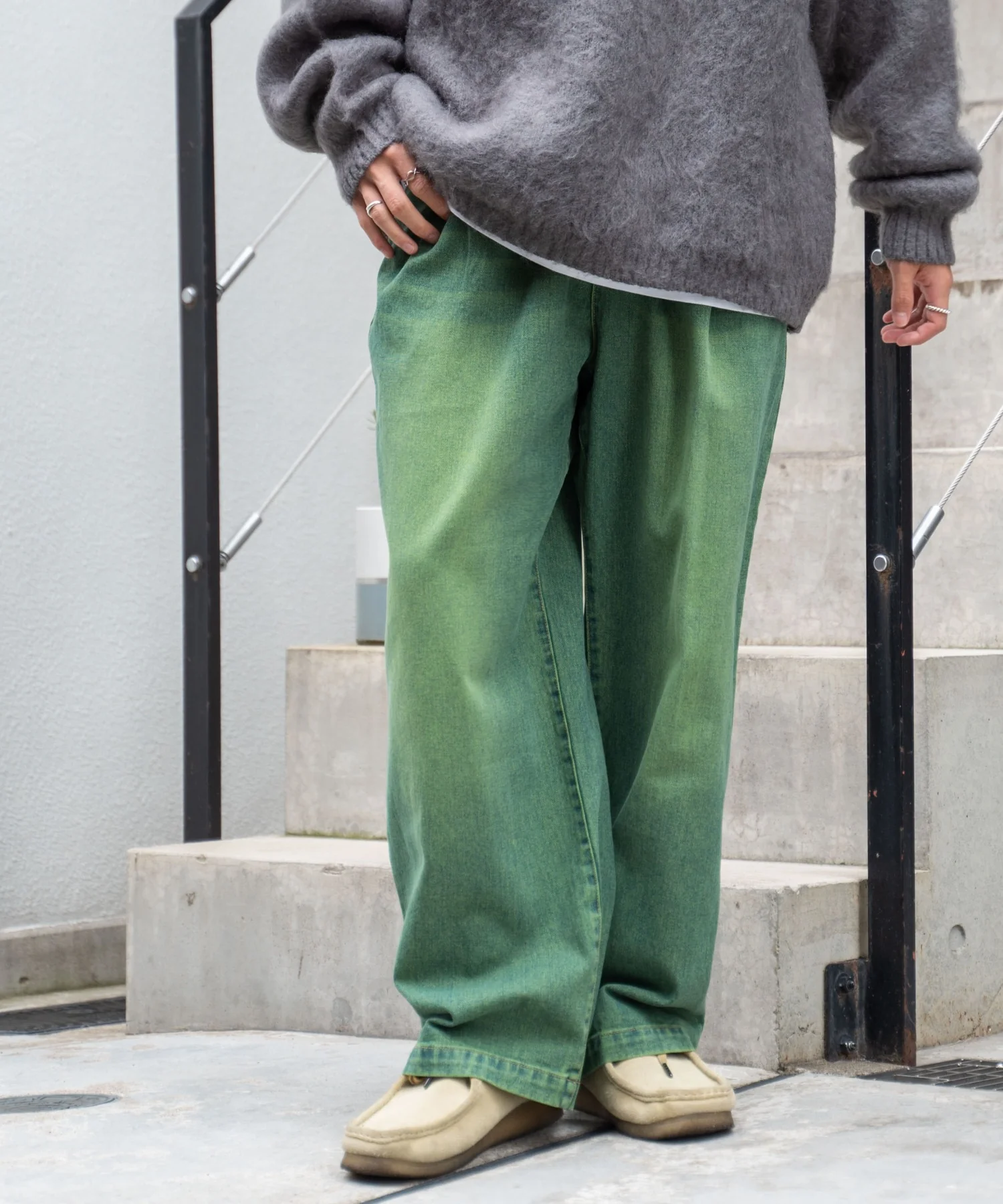 スケーターズタックワイドデニムパンツ - Image 3