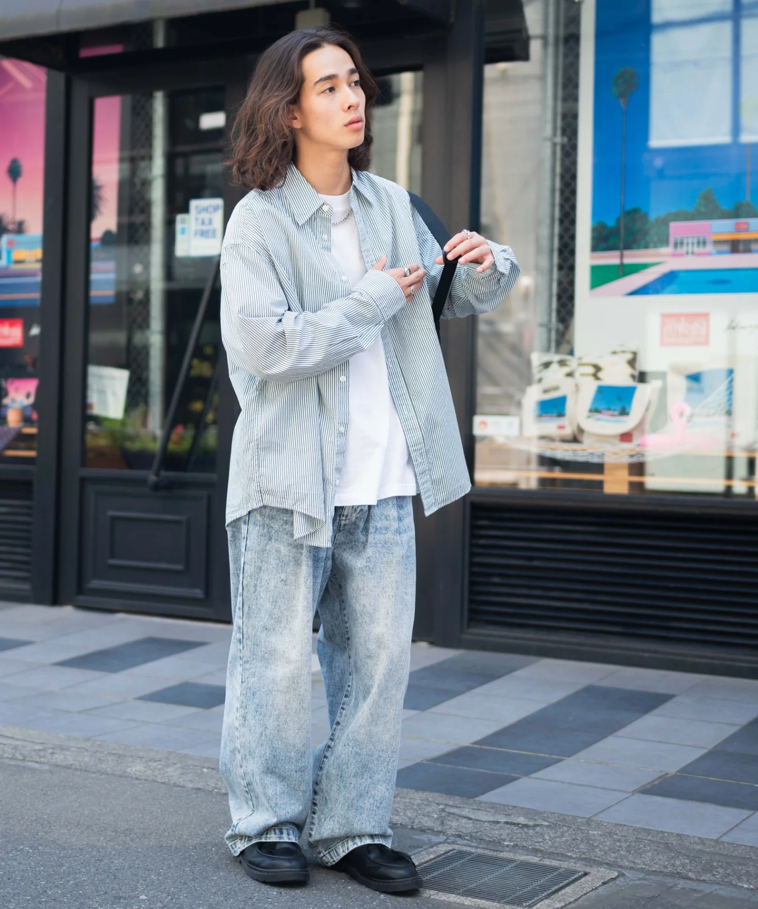 スケーターズタックワイドデニムパンツ - Image 30