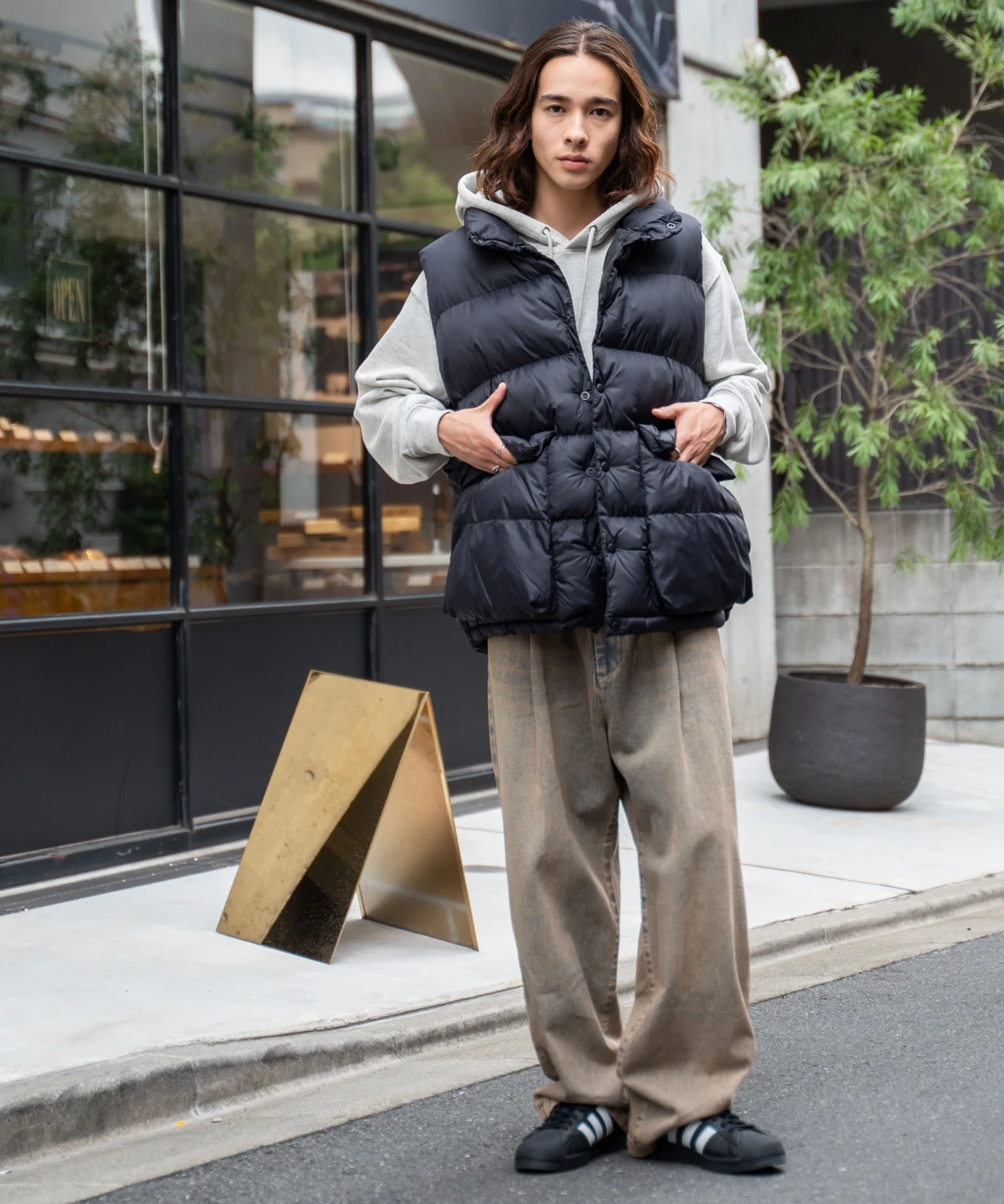 スケーターズタックワイドデニムパンツ - Image 41