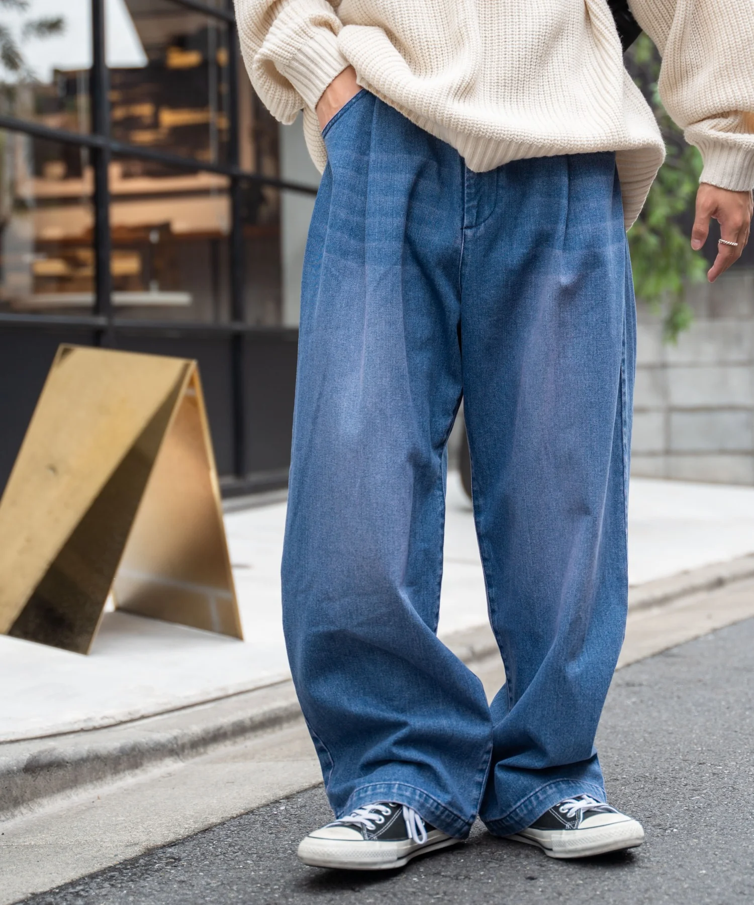スケーターズタックワイドデニムパンツ - Image 52