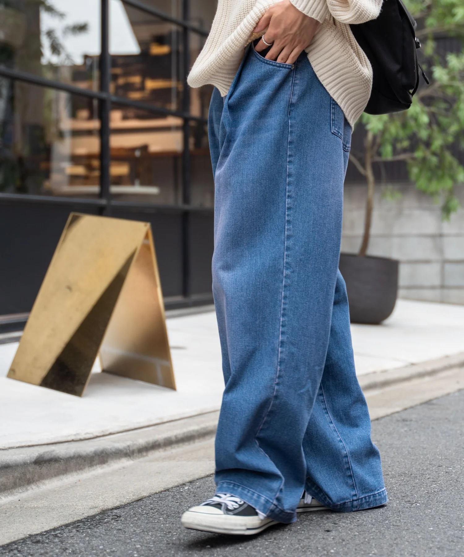 スケーターズタックワイドデニムパンツ - Image 54