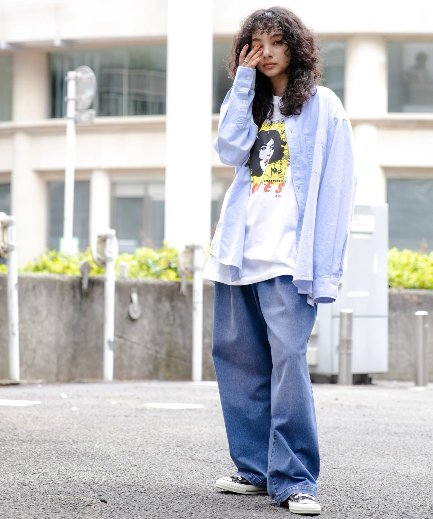 スケーターズタックワイドデニムパンツ - Image 59