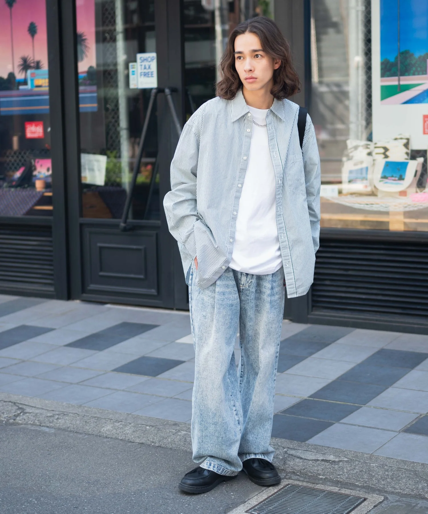 スケーターズタックワイドデニムパンツ - Image 9