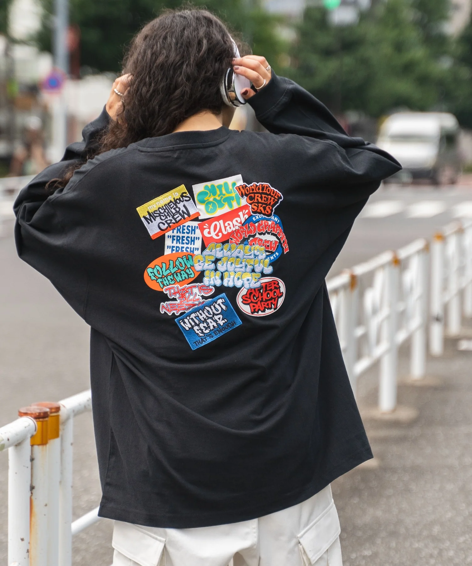 ヘビーウエイトワッペンロゴロンT - Image 4
