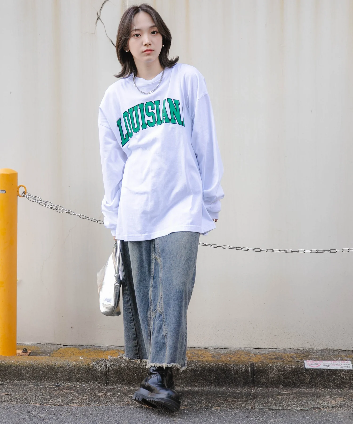 アクセ付きグラフィックロンT - Image 25