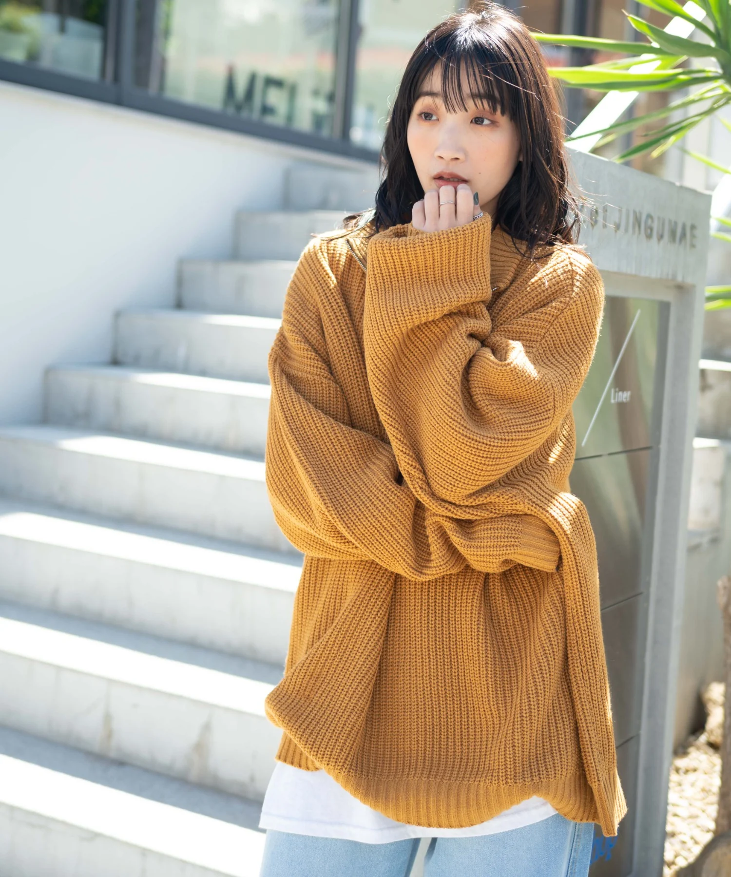 ルーズフィットハーフZIPプルオーバー - Image 19