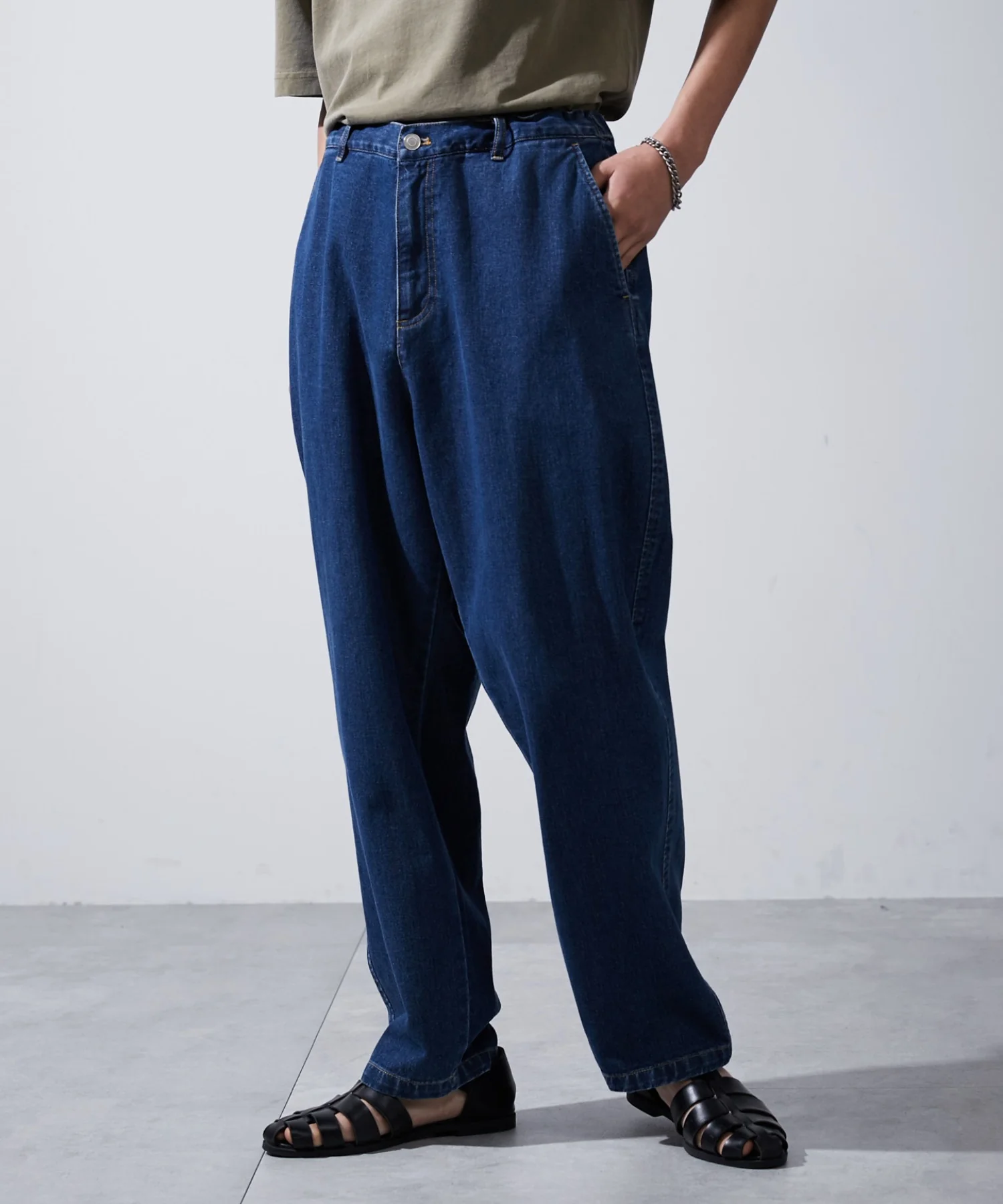 デニムイージーワイドパンツ - Image 36