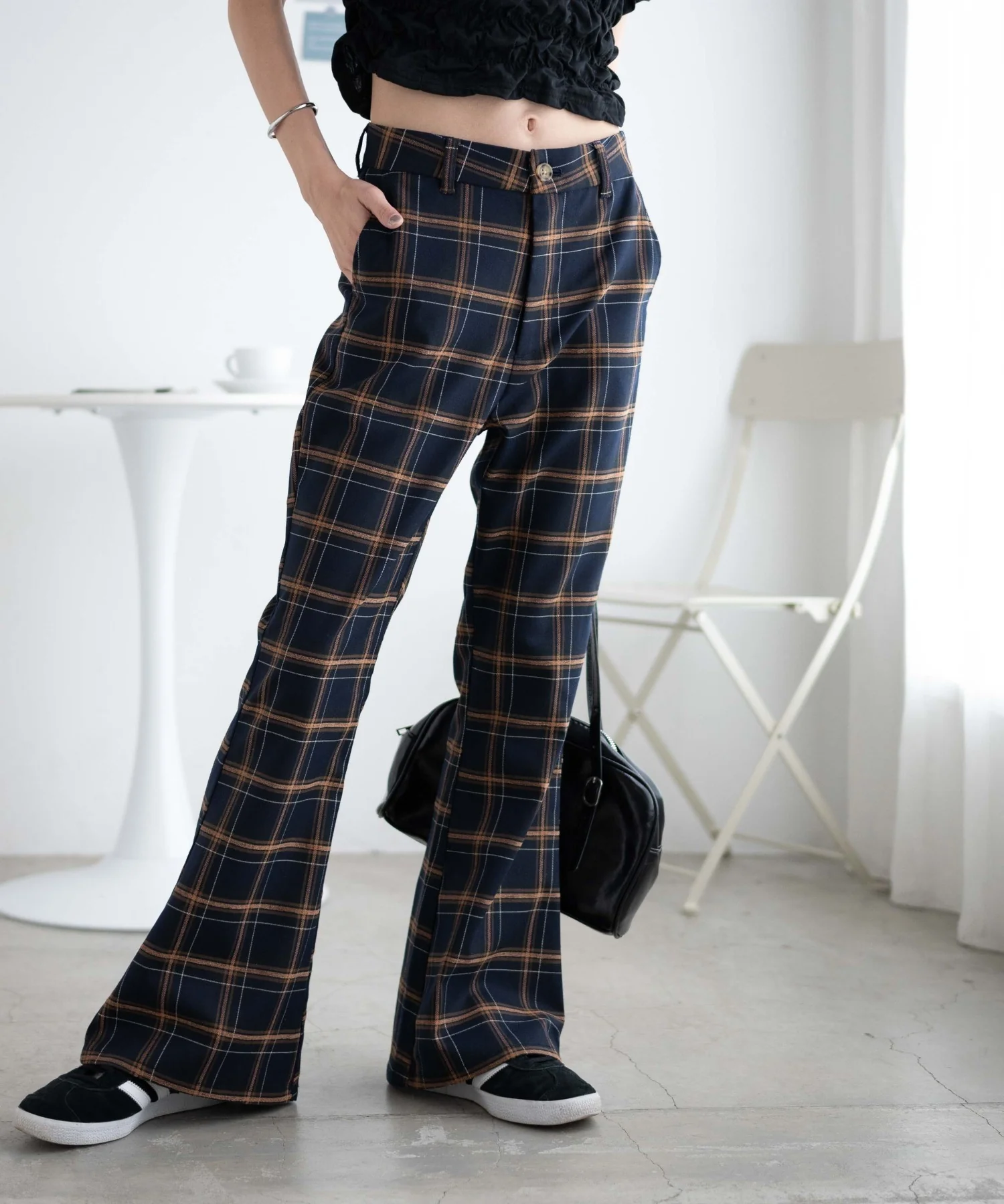 チェックフレアスラックス - Image 14
