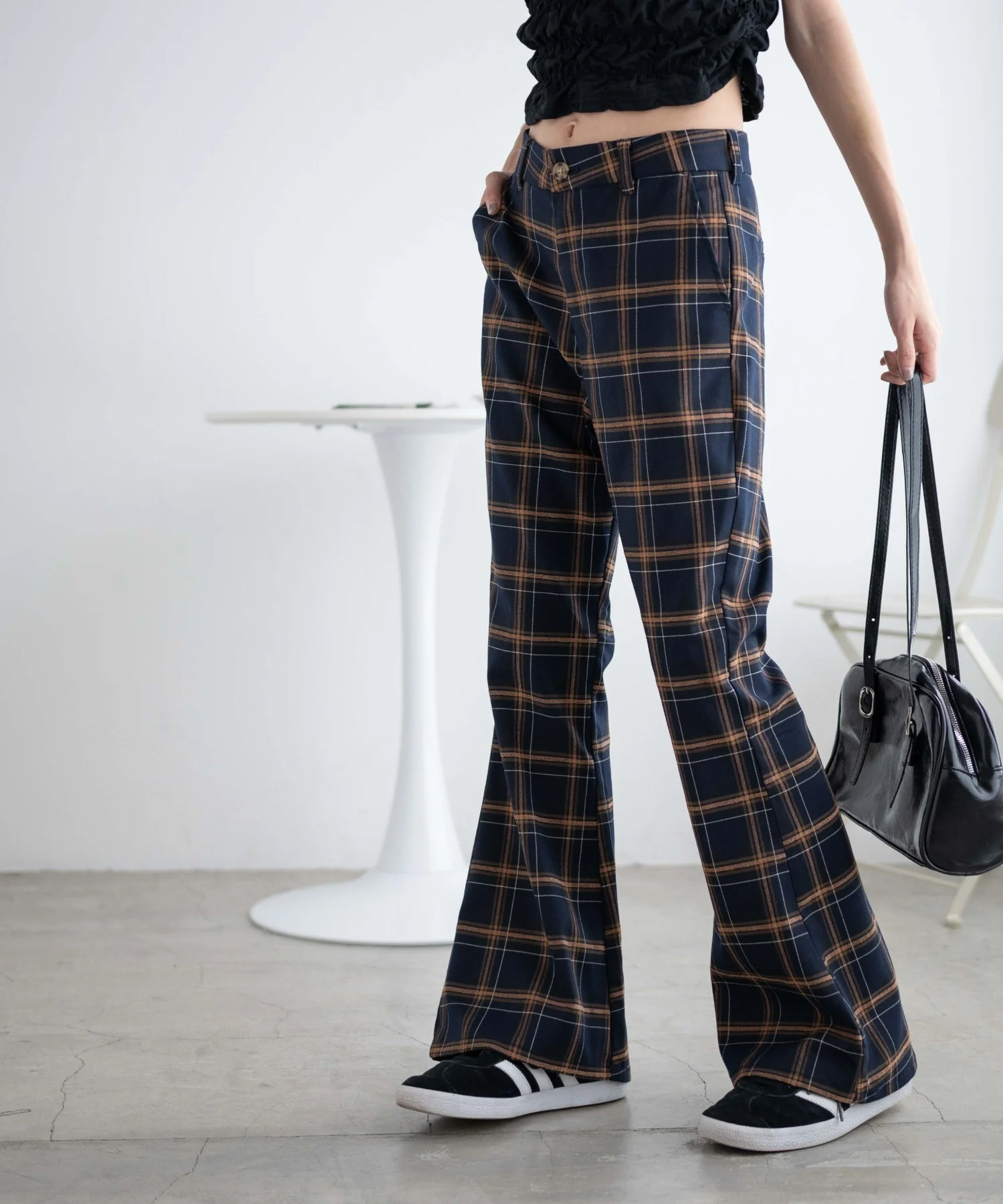 チェックフレアスラックス - Image 15