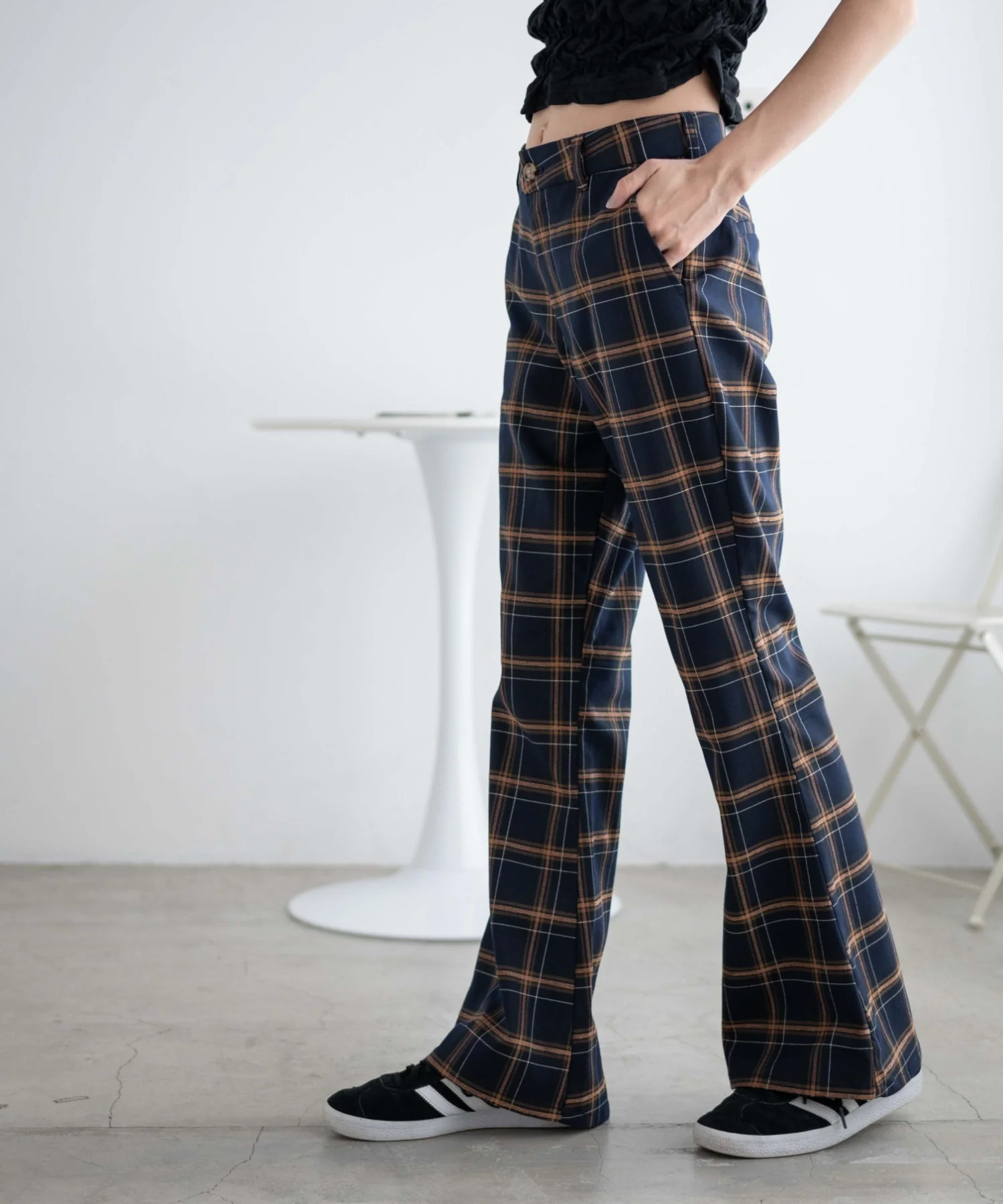 チェックフレアスラックス - Image 16