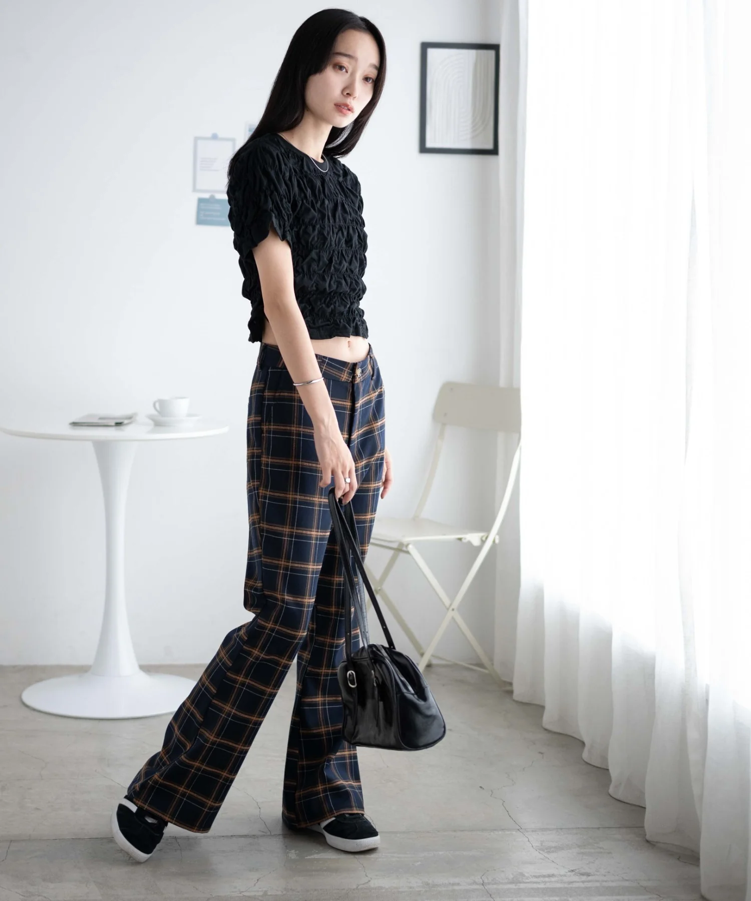 チェックフレアスラックス - Image 18