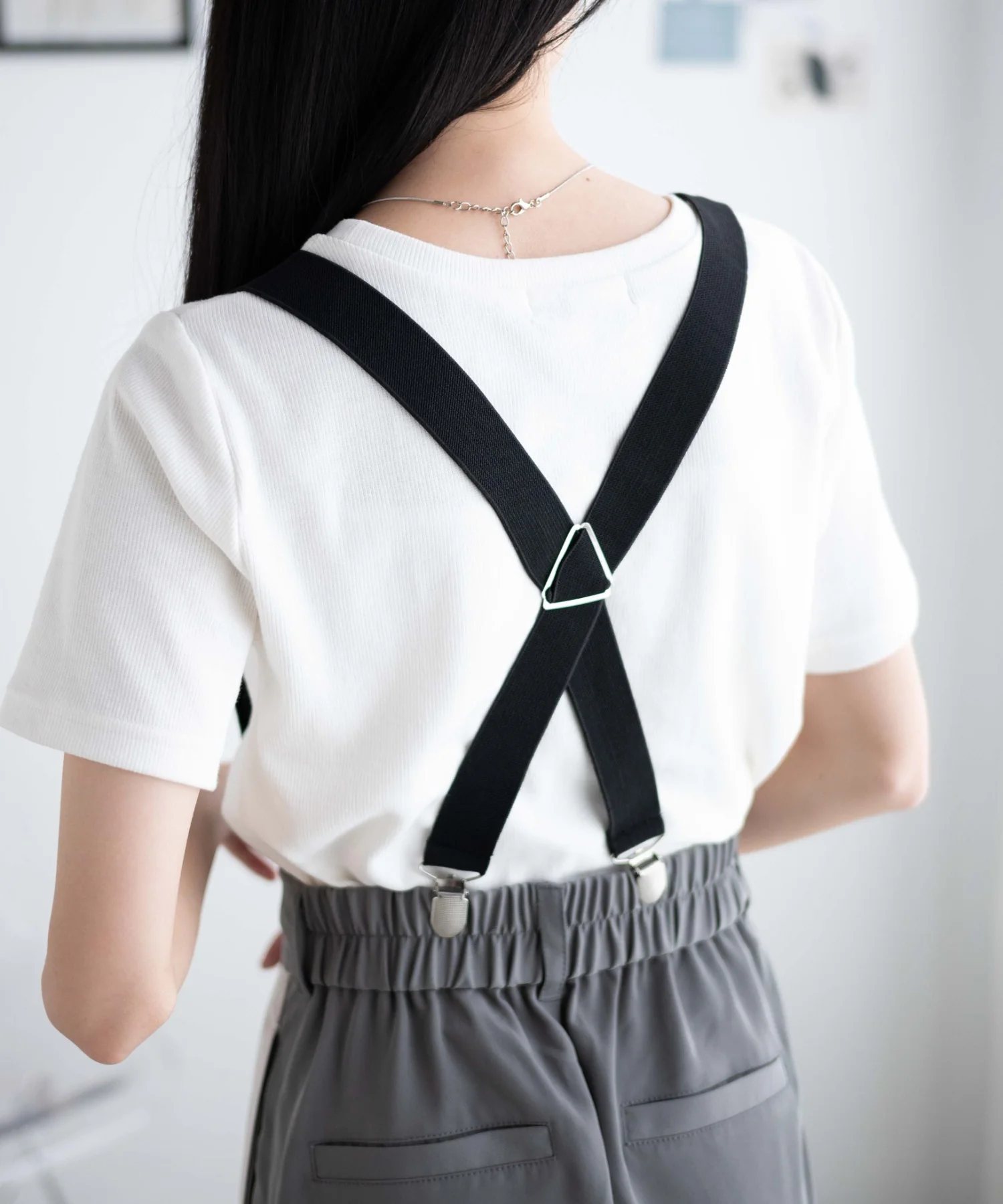 サスペンダー付タックスラックス - Image 10