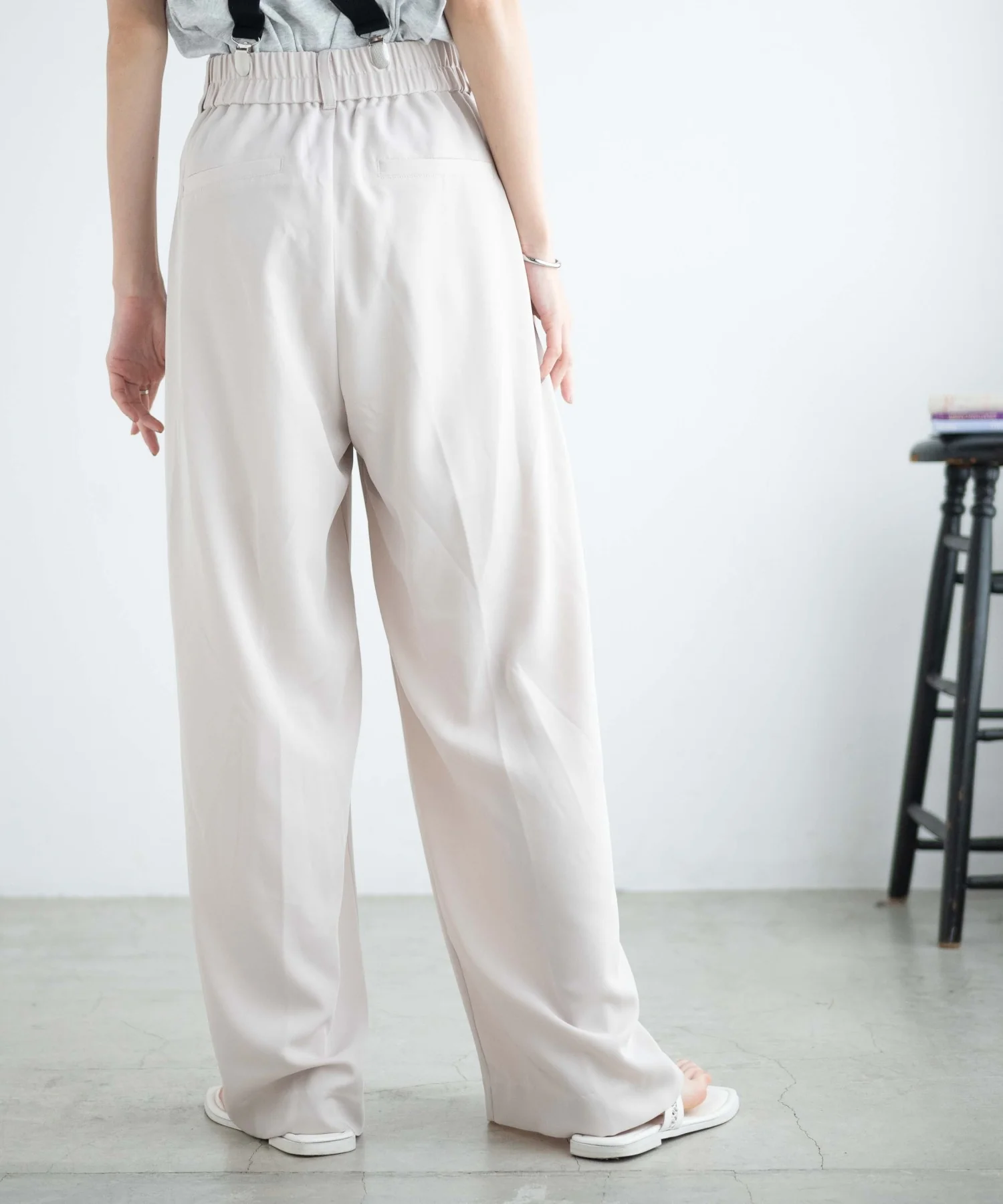 サスペンダー付タックスラックス - Image 14