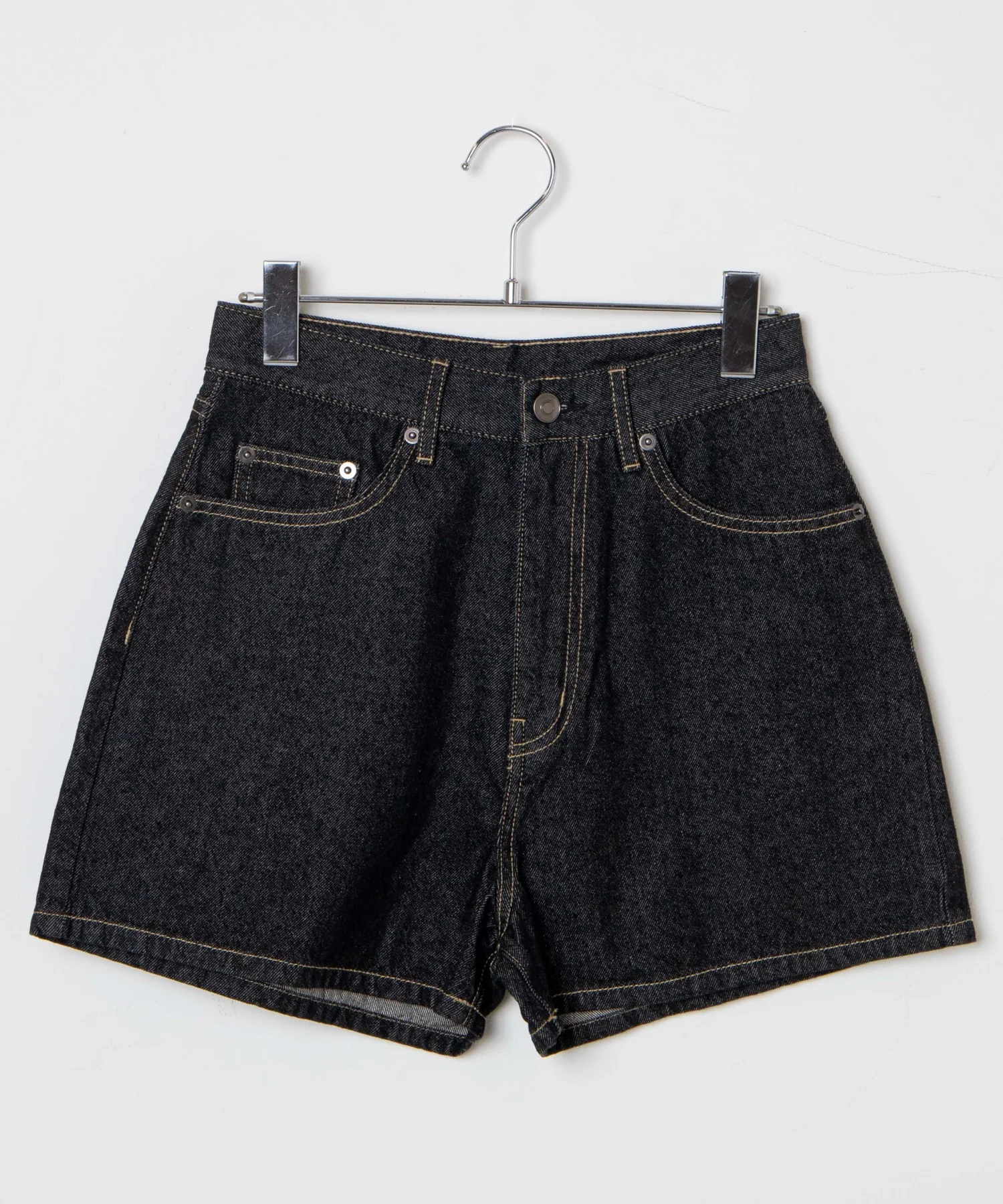 デニム台形ショートパンツ - Image 34